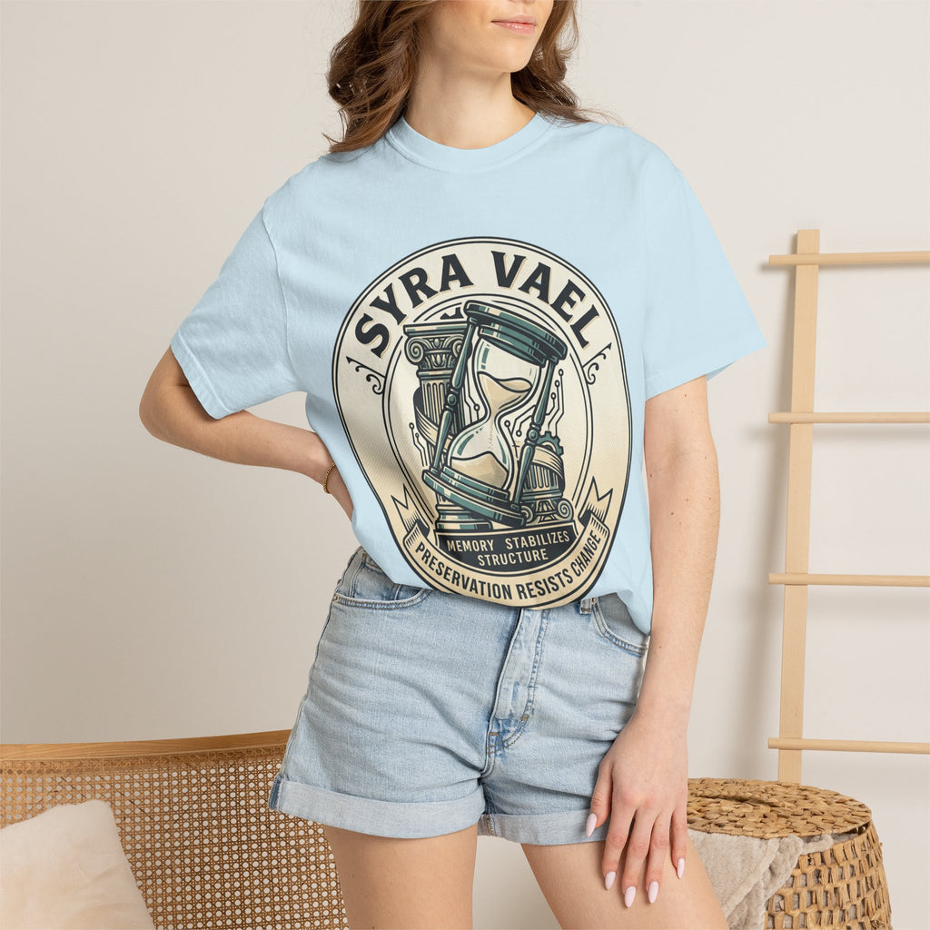 Power Runs Black PRB Syra Vael Hourglass Emblem T-Shirt by Power Runs Black