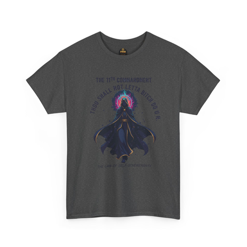 PRB Witchy Raven Graphic Tee — "Thou Shall Not Letta Bitch Do U N" by Printify
