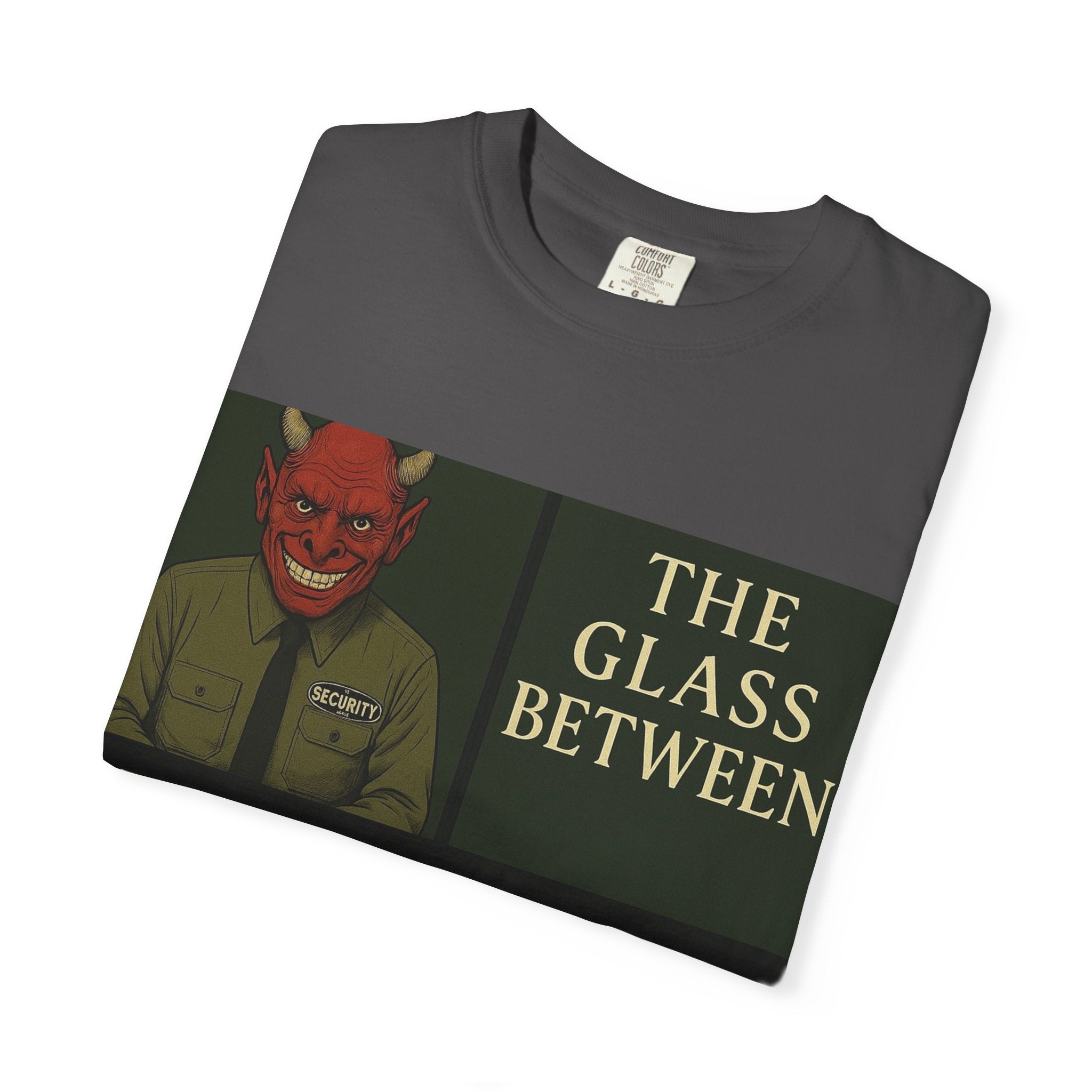 PRB The Glass Between Vintage Collage T-Shirt by Power Runs Black