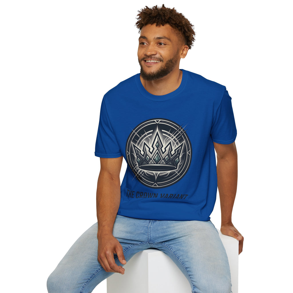 Power Runs Black PRB Crown Variant Graphic T-Shirt — The Crown Variant Emblem by Printify