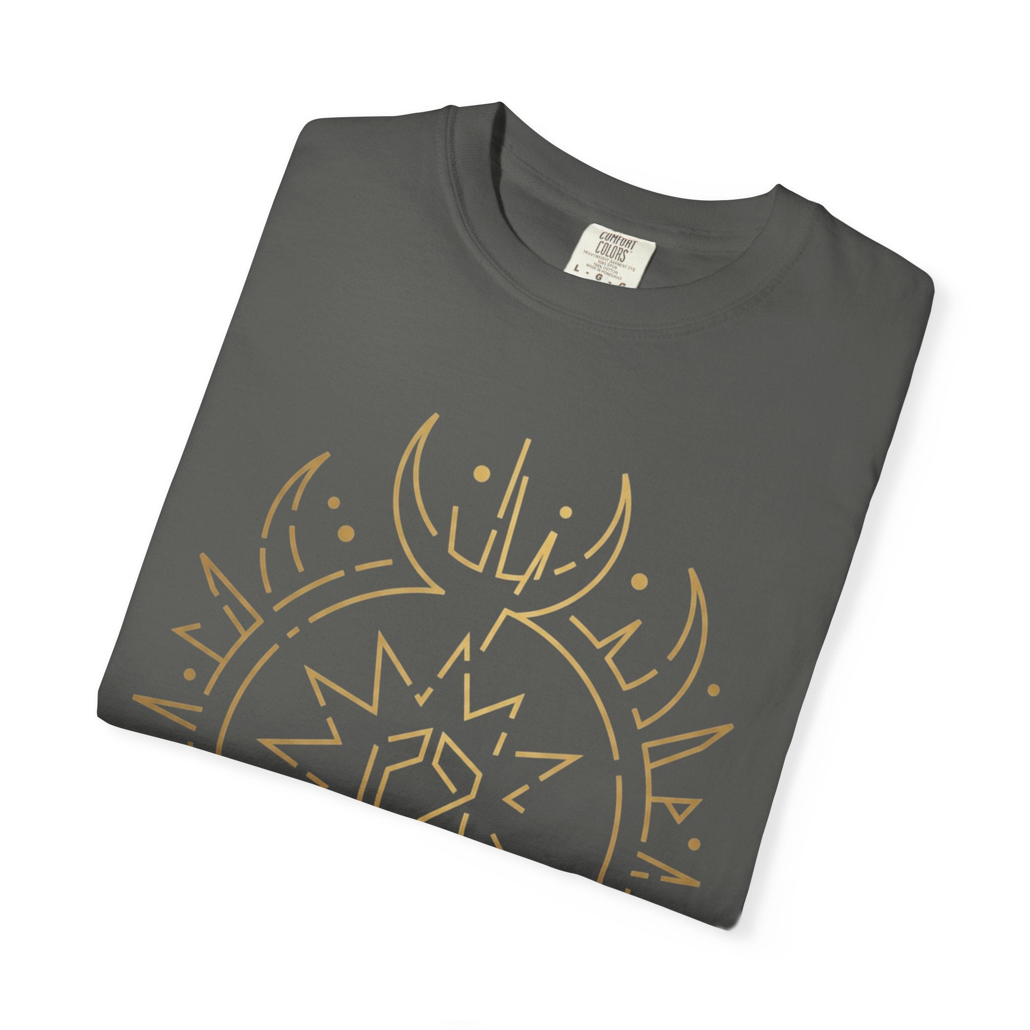 Power Runs Black PRB Cael Mór Symbol T-Shirt — ‘Nothing Connects’ Minimal Graphic Tee by Power Runs Black