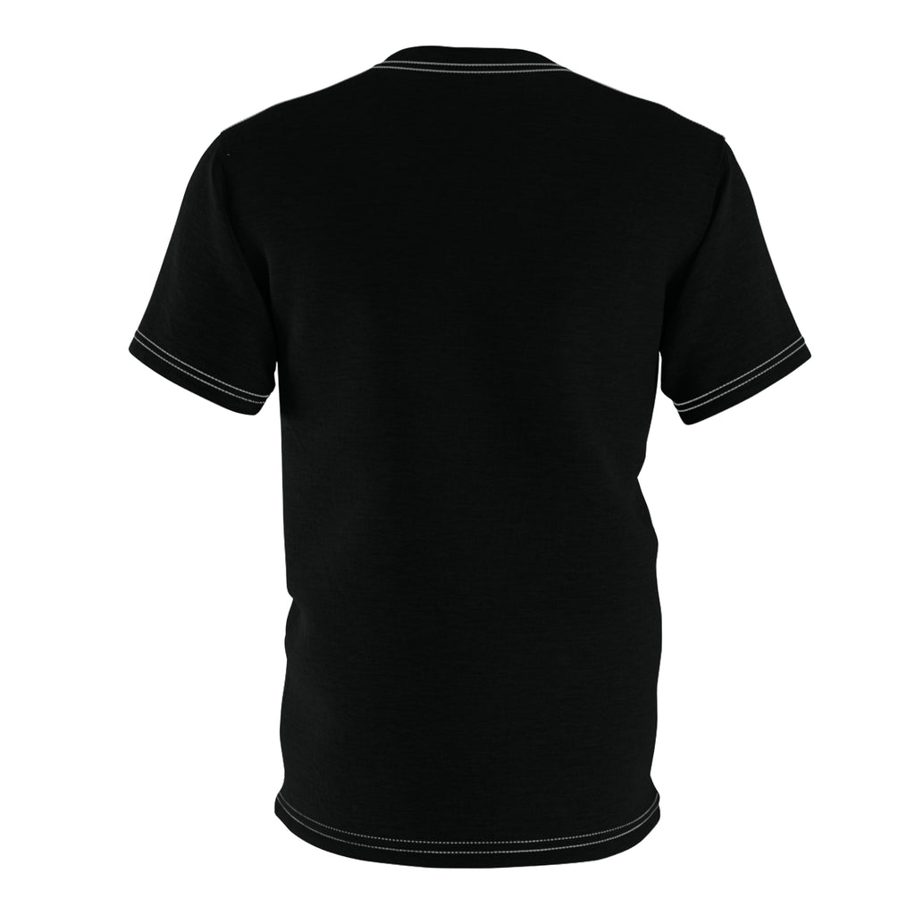 PRB The Being Graphic Tee — Spiritual Illustration Panel Shirt by Power Runs Black