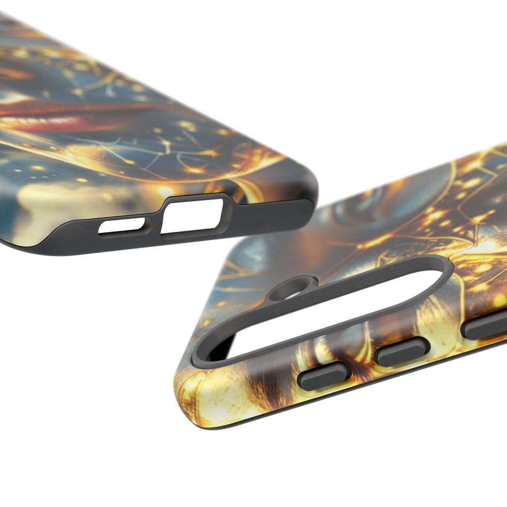 PRB Galactic Portrait Tough Case | Cosmic Face Phone Case, Starry Nebula Design by Printify