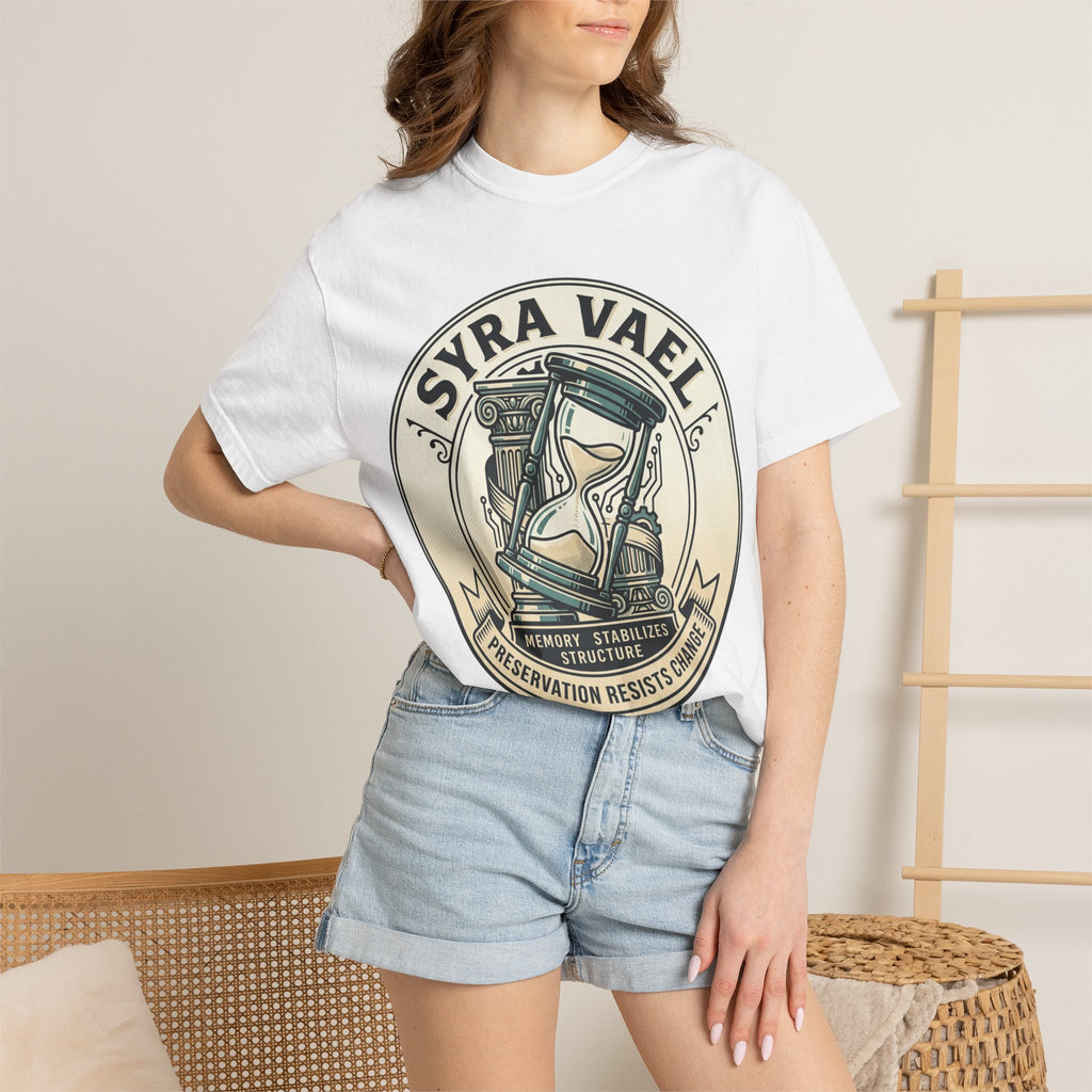 Power Runs Black PRB Syra Vael Hourglass Emblem T-Shirt by Power Runs Black