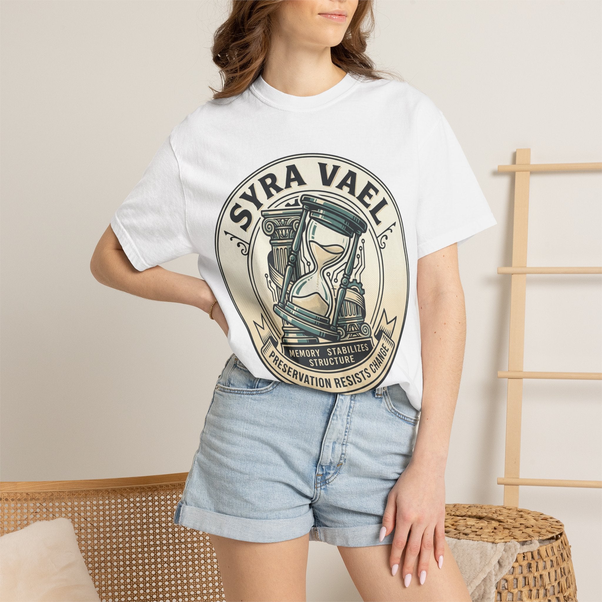Power Runs Black PRB Syra Vael Hourglass Emblem T-Shirt by Power Runs Black
