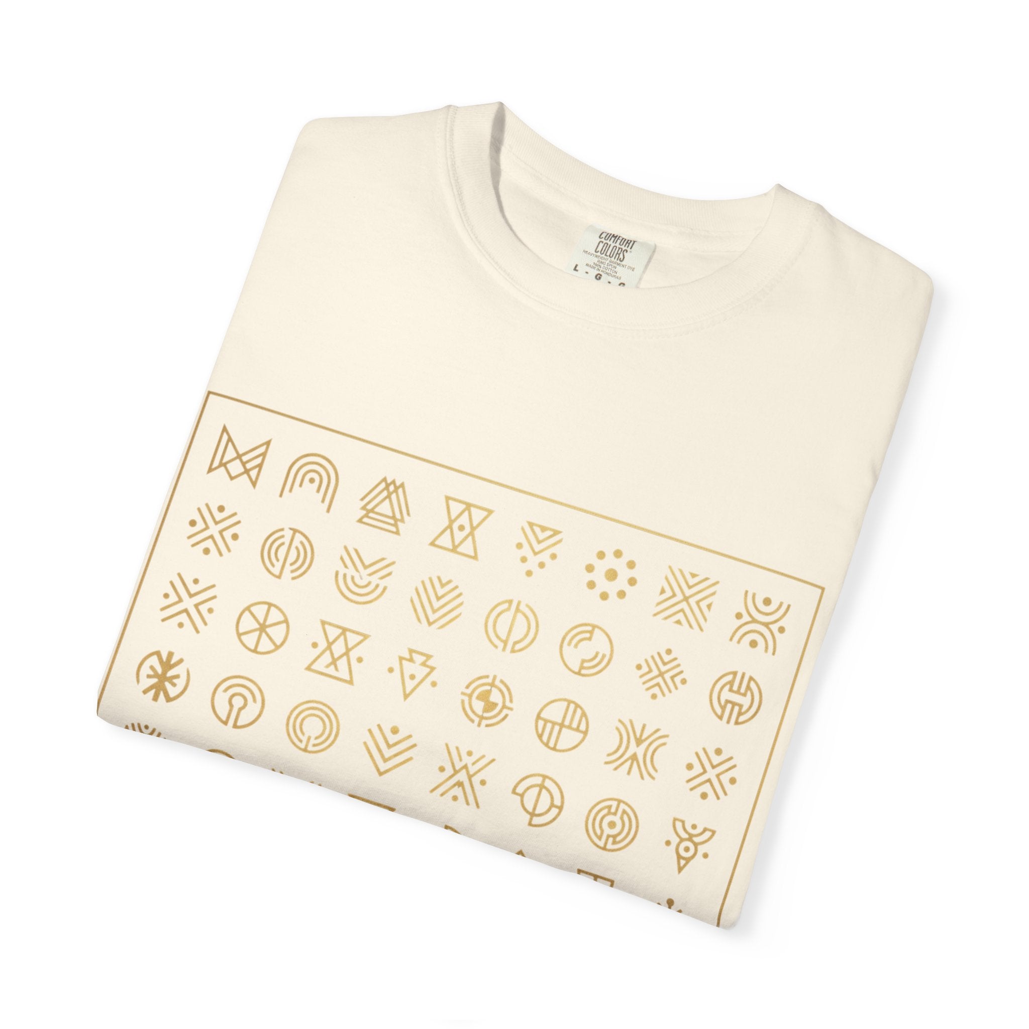 PRB Symbol Grid Graphic Tee — Garment-Dyed Heavyweight Cotton | Power Runs Black by Power Runs Black