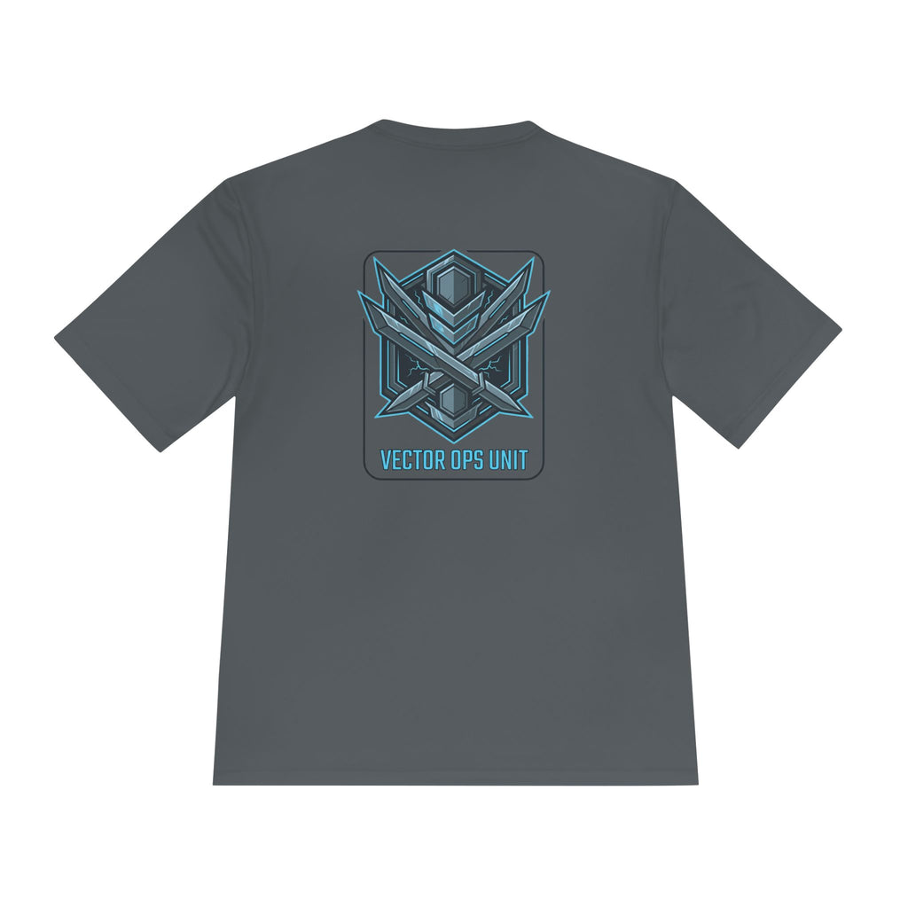 Power Runs Black PRB Blackline Vector Ops Unit Graphics Tee by Power Runs Black