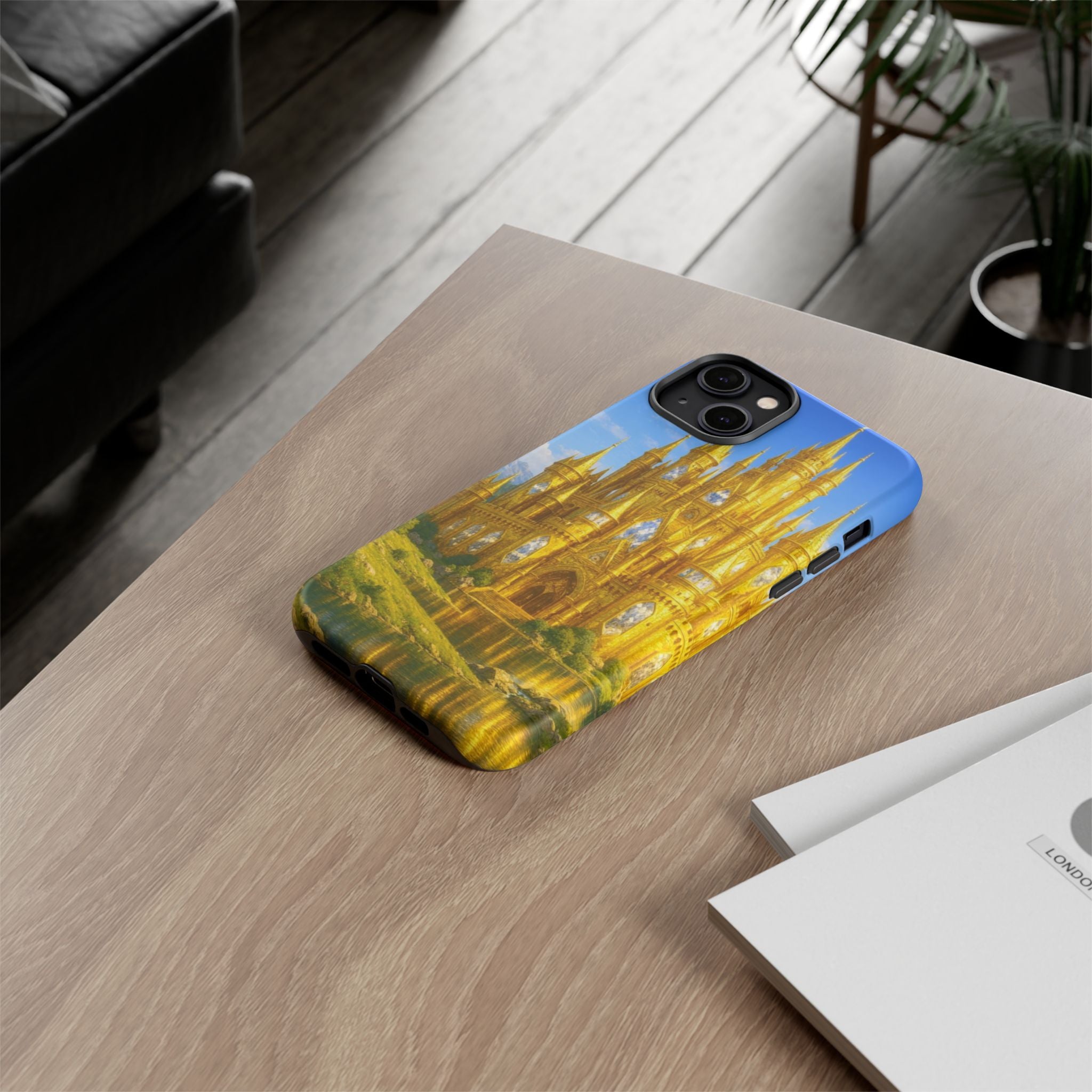 PRB Golden Castle iPhone Case | Fantasy Palace Phone Case by Power Runs Black