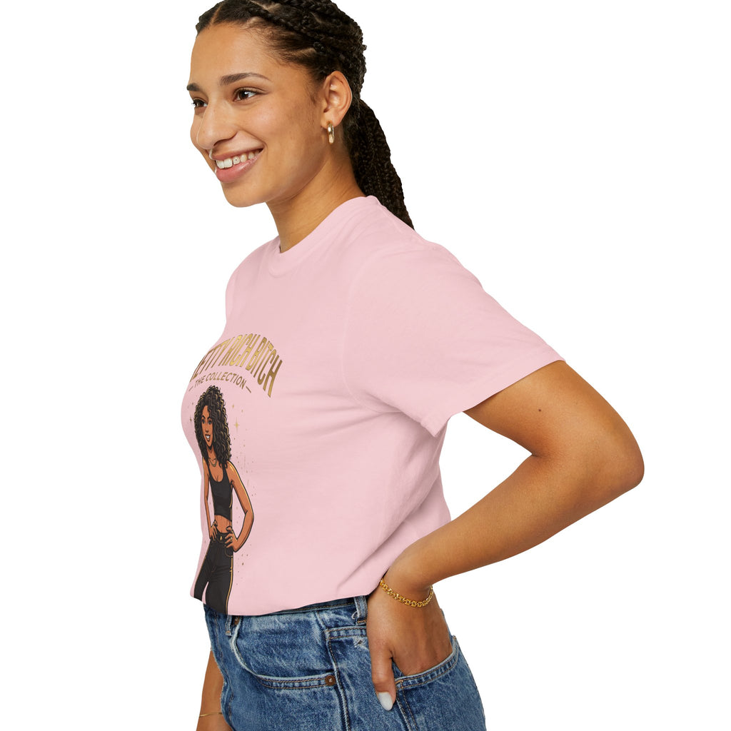 Pretty Rich Bitch The Collection by PRB T-Shirt — Empowered Black Woman Graphic Tee by Power Runs Black