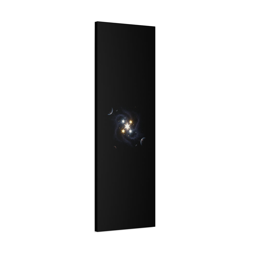 PRB Celestial Star Cluster Matte Canvas Print — Cosmic Planets Wall Art by Printify