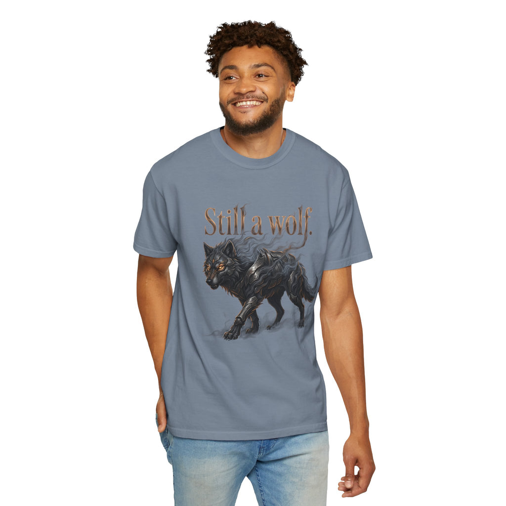 PRB Still a Wolf T-Shirt — Dark Wolf Graphic Tee by Printify