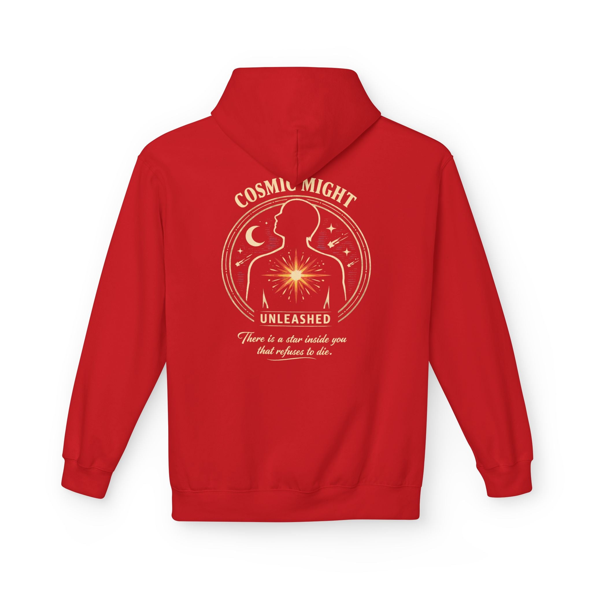 PRB Starforged Flex Cosmic Might Unleashed Hoodie — Unleashed Starburst Graphic Pullover by Power Runs Black
