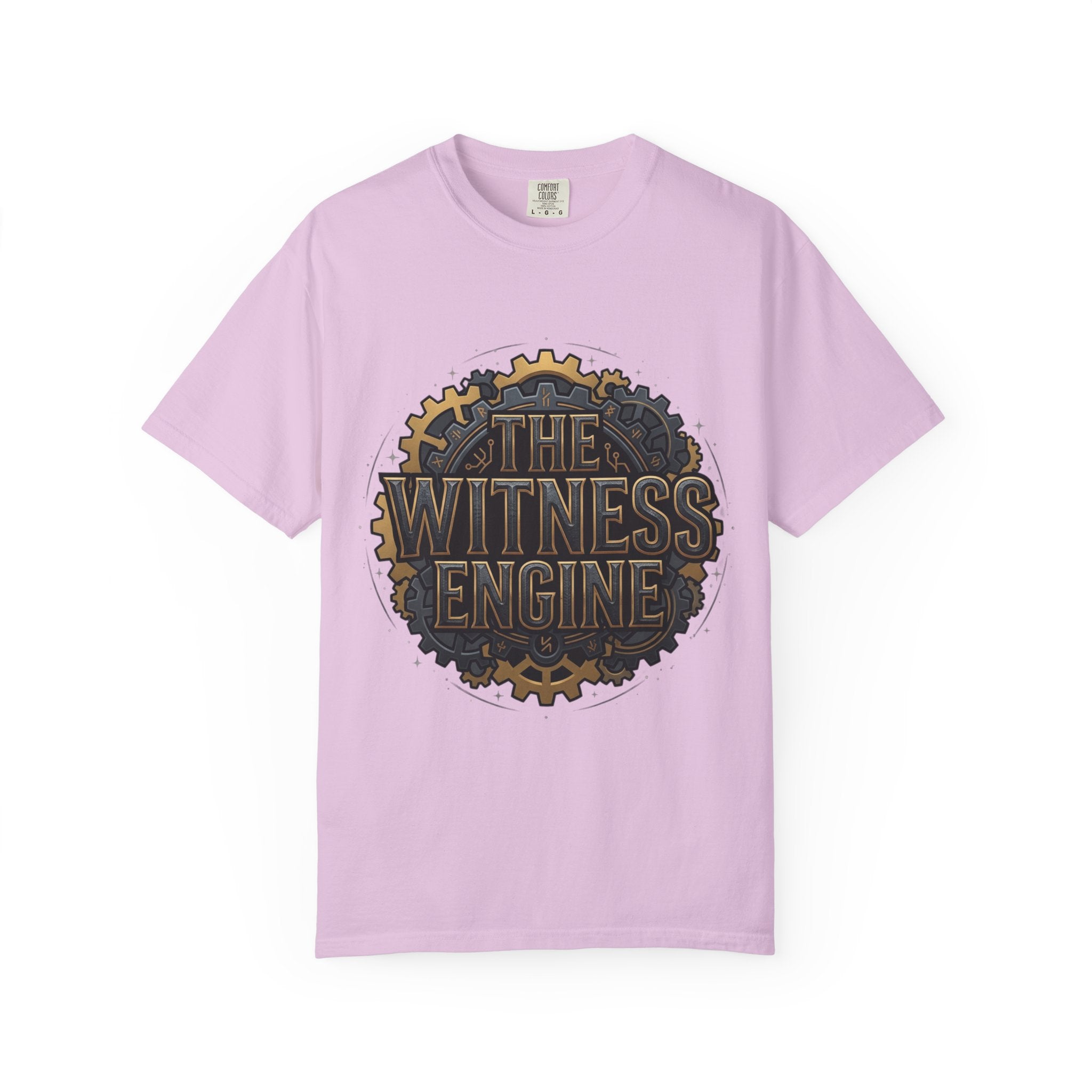 Printify PRB The Witness Engine T-shirt | Steampunk Gear Logo - T-Shirt