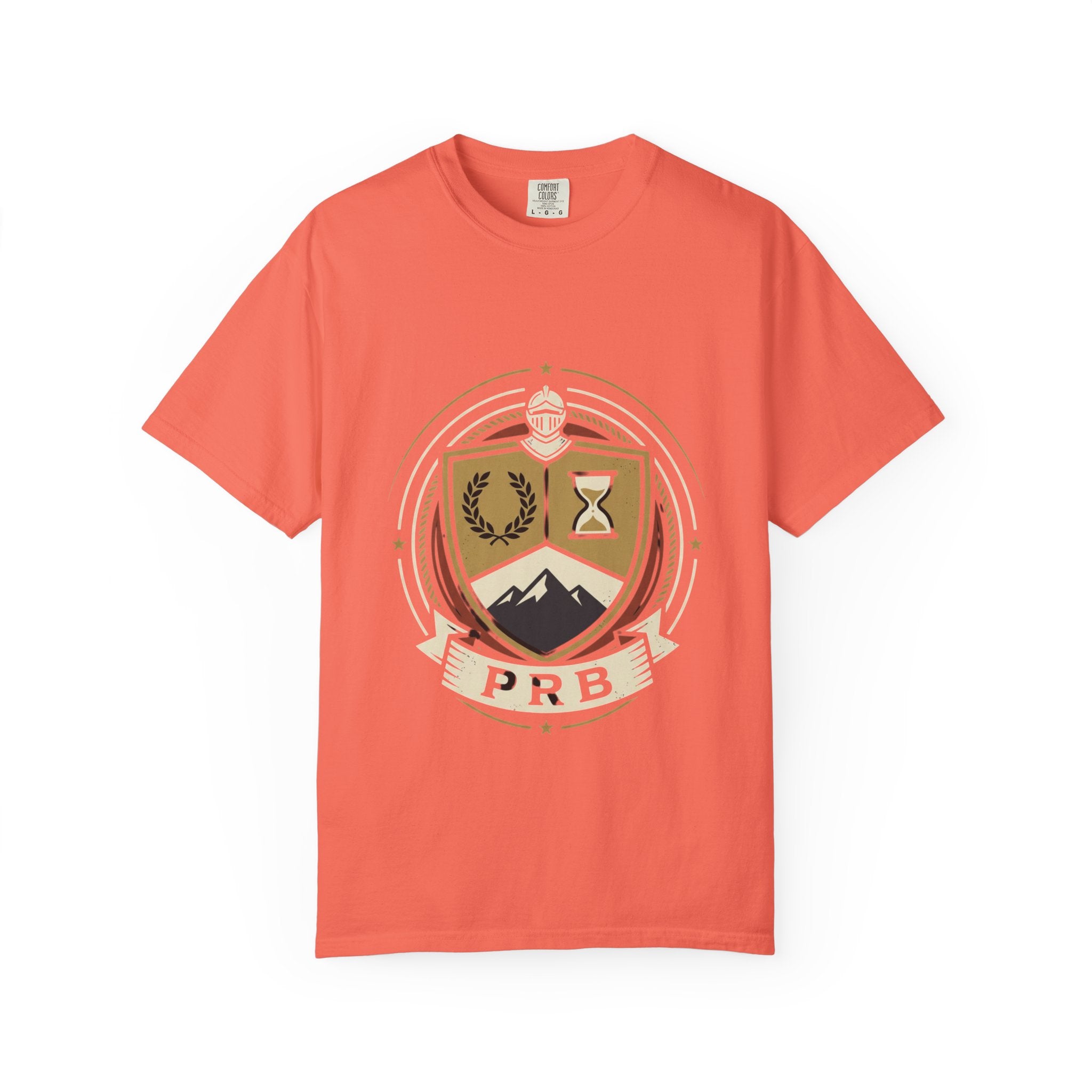 Adventure Crest Emblem T-Shirt | Vintage Mountain Badge Graphic Tee by Printify