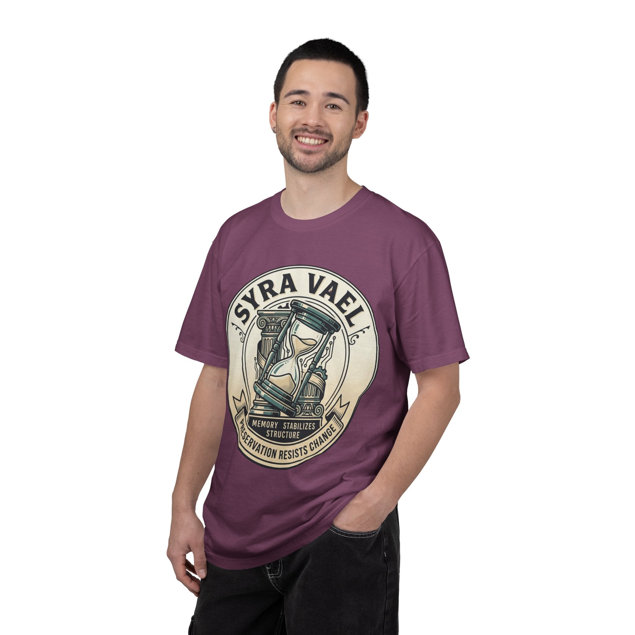 Power Runs Black PRB Syra Vael Hourglass Emblem T-Shirt by Printify