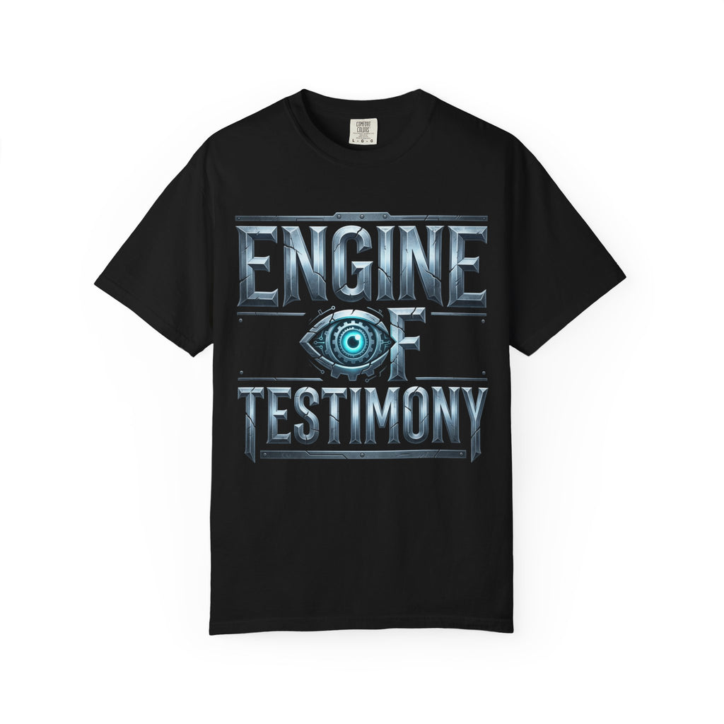 Printify PRB Engine of Testimony T-Shirt | Eye Emblem Graphic Tee - T-Shirt