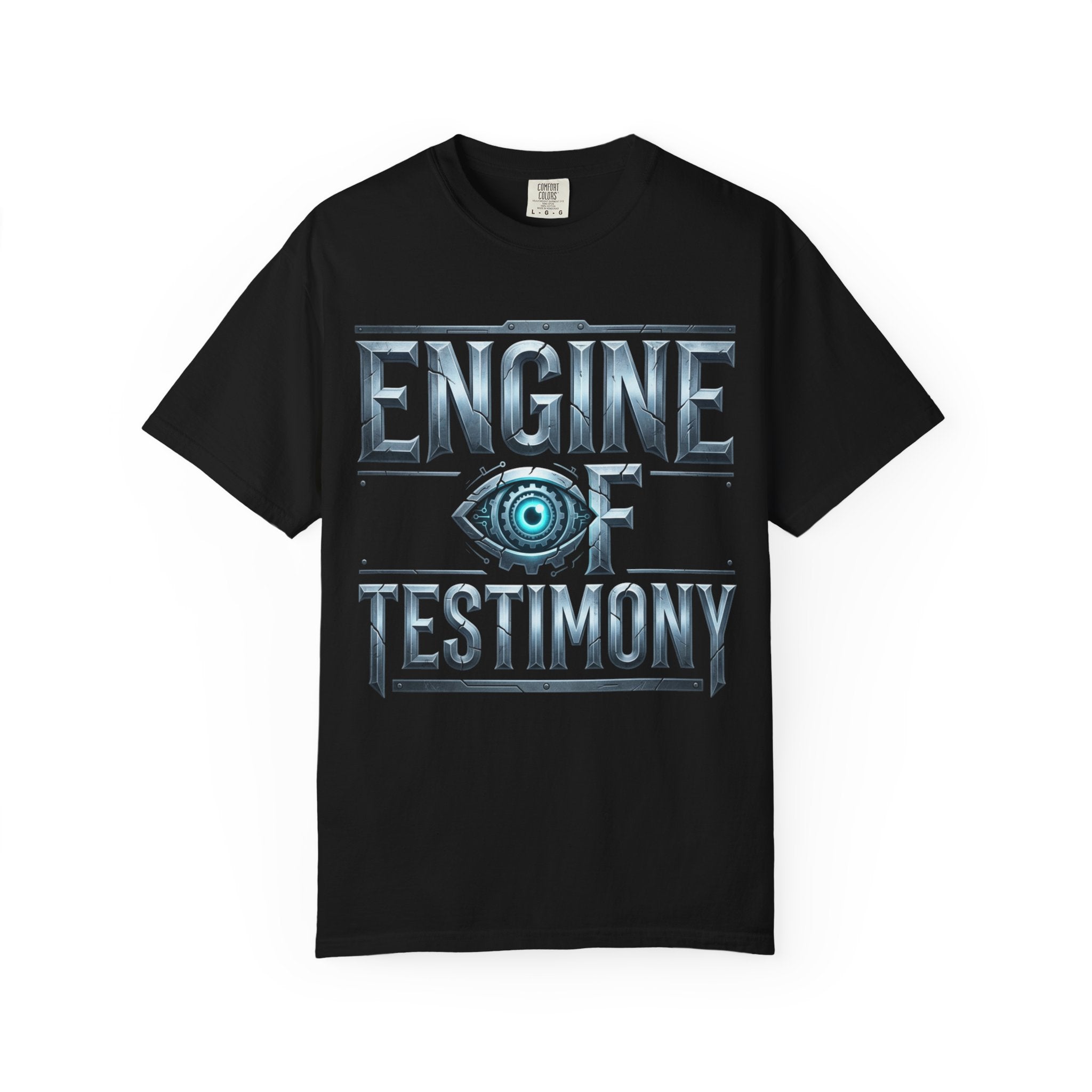 Printify PRB Engine of Testimony T-Shirt | Eye Emblem Graphic Tee - T-Shirt