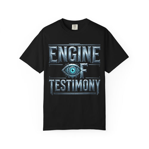 Printify PRB Engine of Testimony T-Shirt | Eye Emblem Graphic Tee - T-Shirt