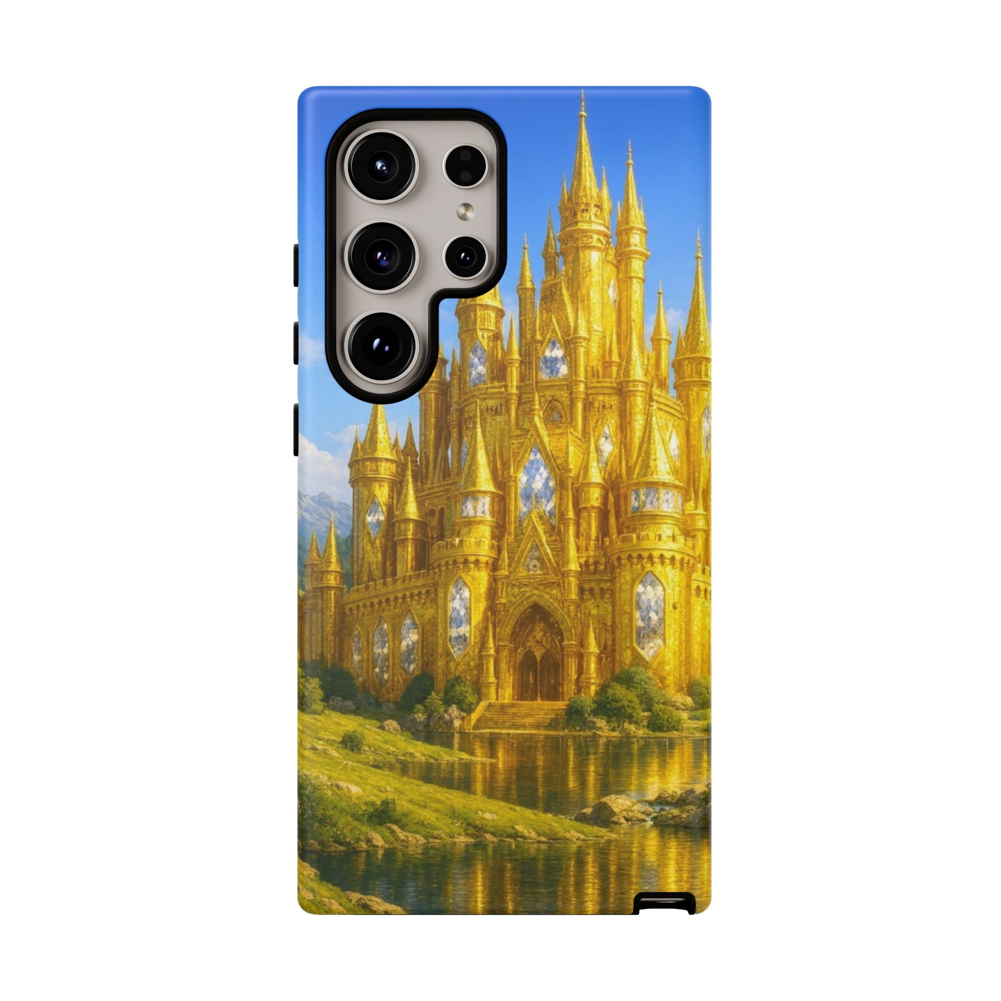 PRB Golden Castle iPhone Case | Fantasy Palace Phone Case by Power Runs Black