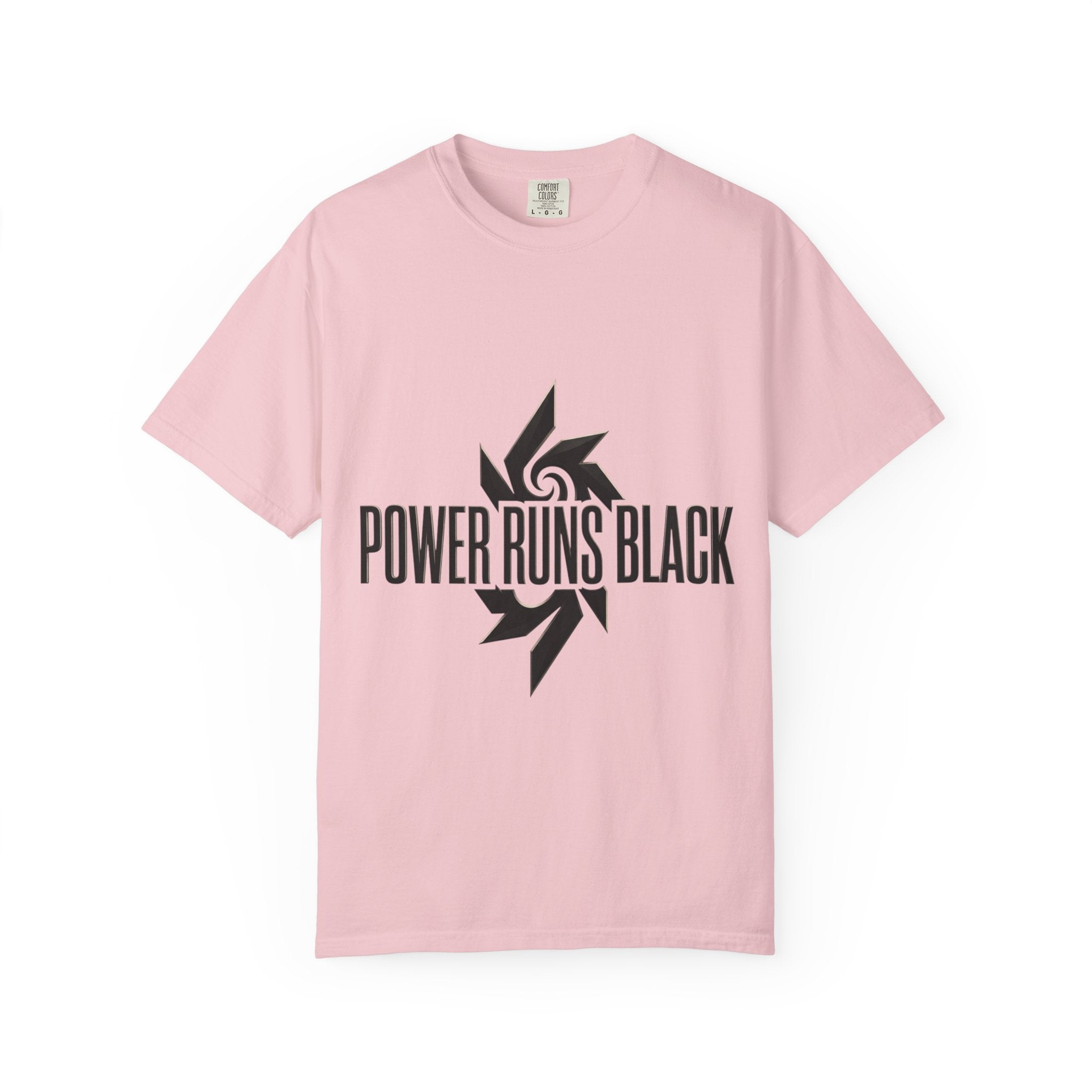 Power Runs Black PRB "Wear The Code" Mystic Shield T-Shirt — Geometric Sigil Graphic Tee by Printify