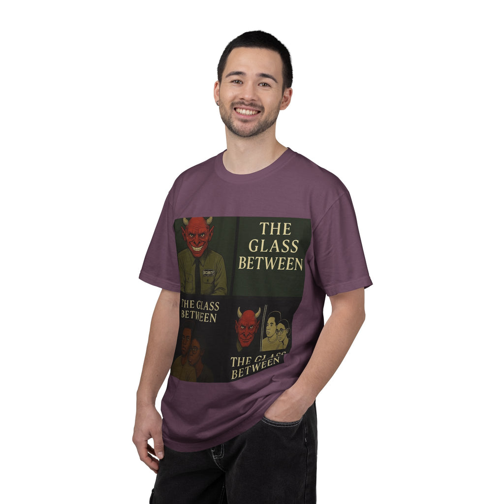 PRB The Glass Between Vintage Collage T-Shirt by Power Runs Black