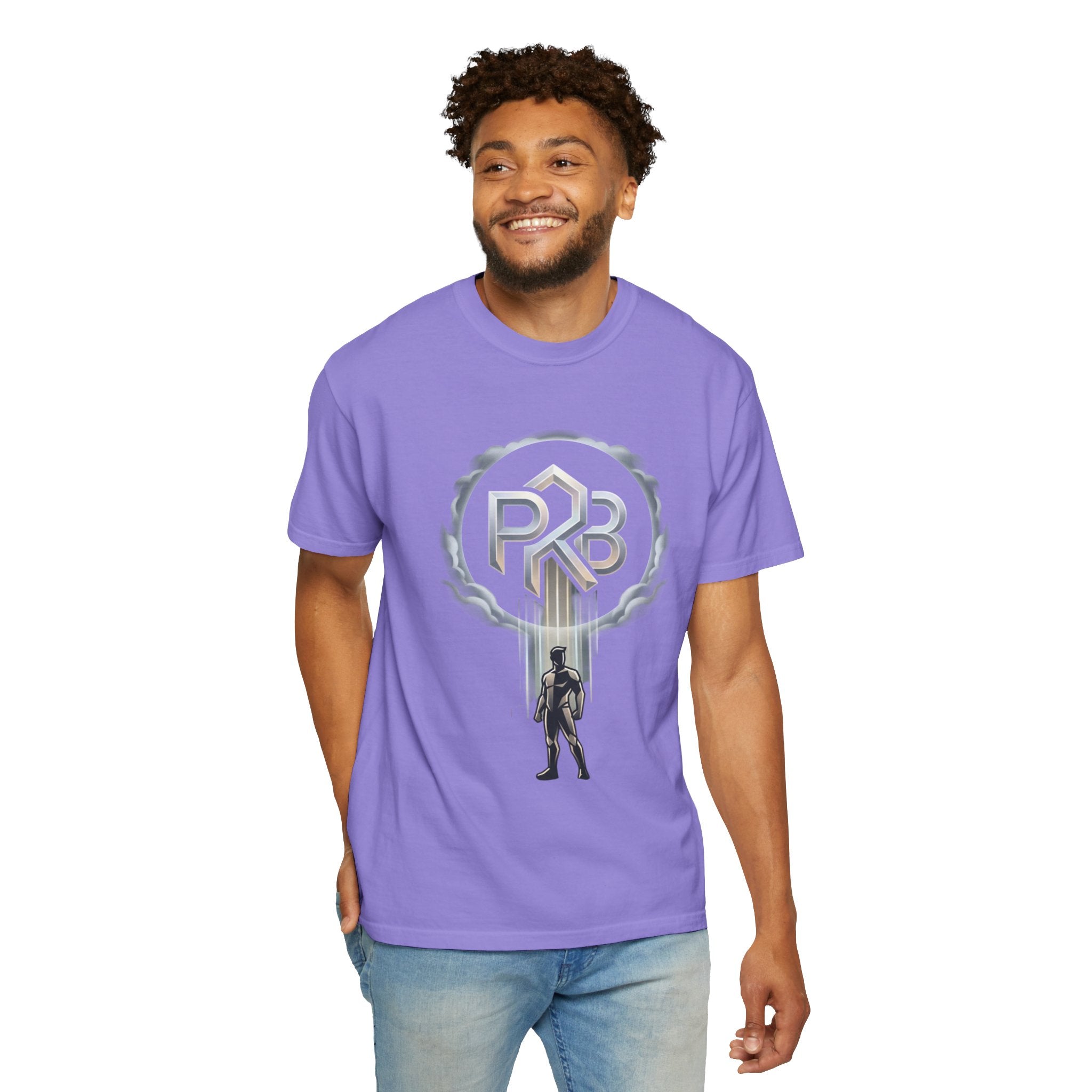 PRB Warrior Emblem Graphic Tee | Vintage Logo Shirt for Gamers & Fantasy Fans by Printify