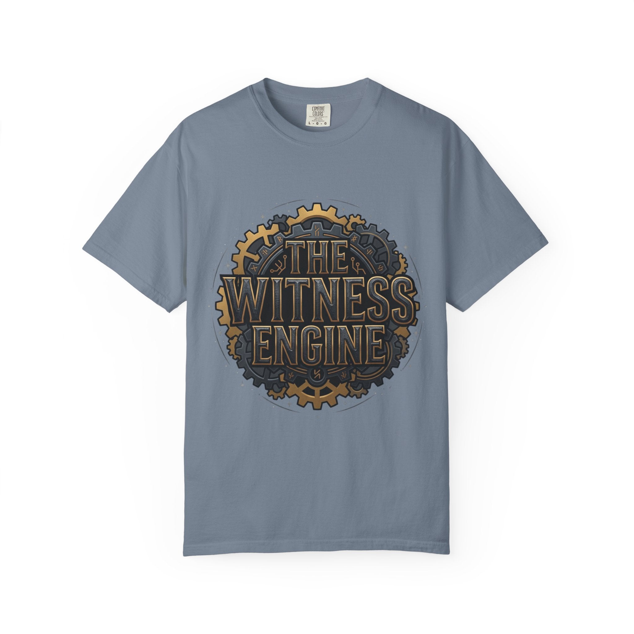 Printify PRB The Witness Engine T-shirt | Steampunk Gear Logo - T-Shirt