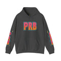 PRB Graphic Hoodie — Colorful Cityscape Pullover by Power Runs Black