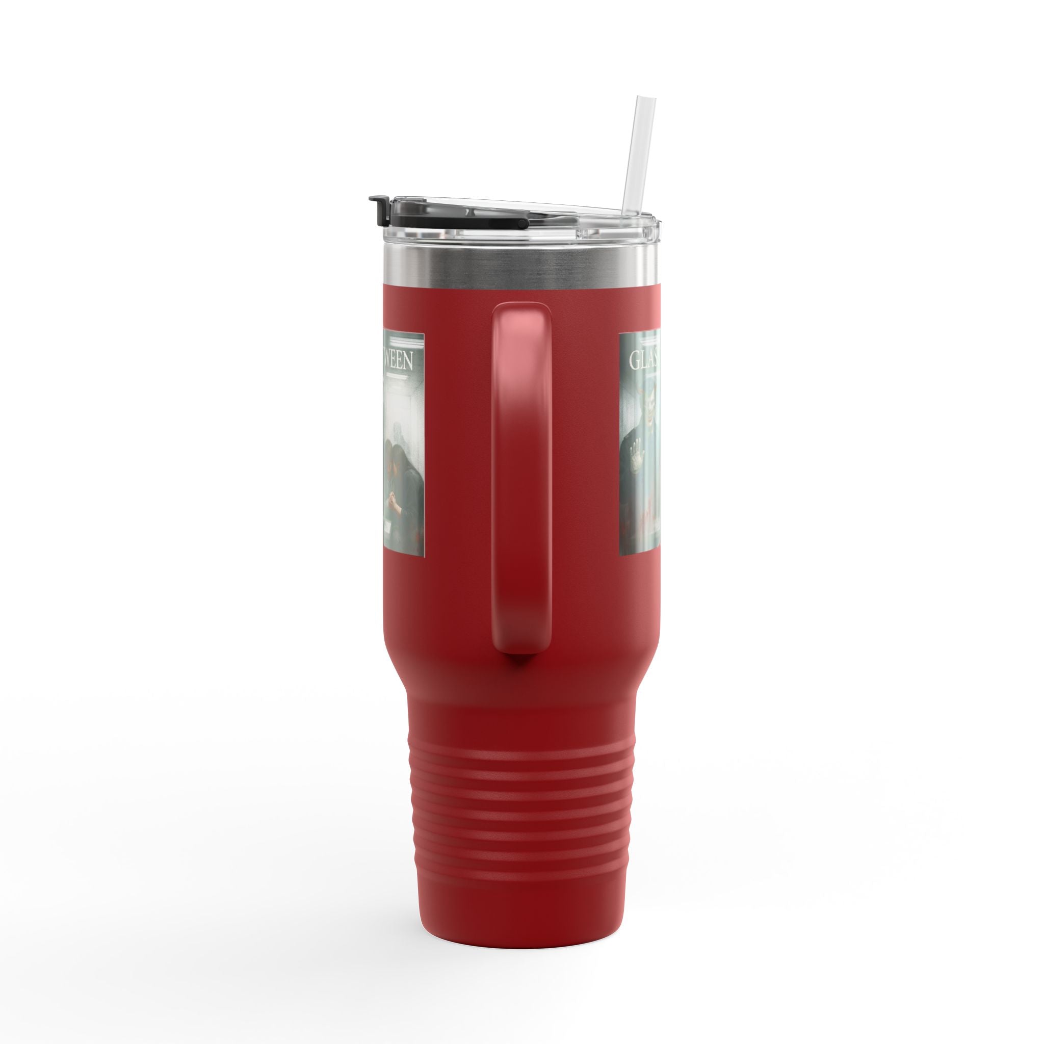 PRB The Glass Between, 40oz Insulated Travel Mug by Printify