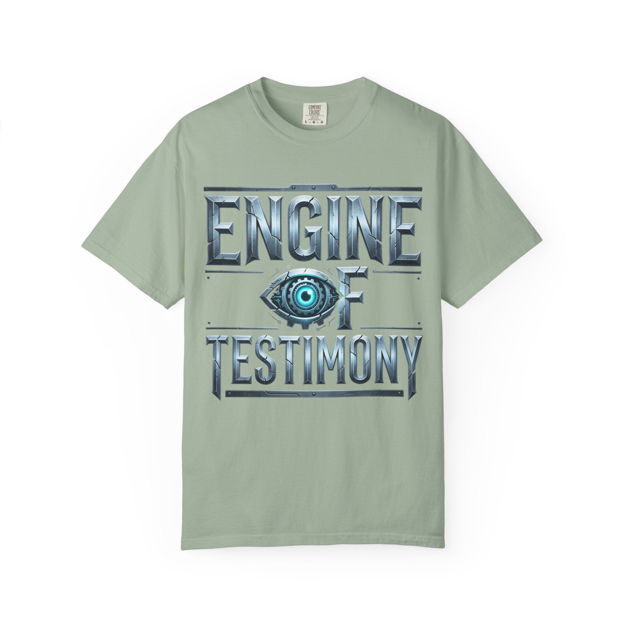 Printify PRB Engine of Testimony T-Shirt | Eye Emblem Graphic Tee - T-Shirt