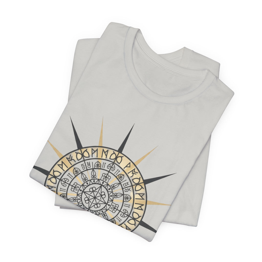 PRB Compass Rose Mandala Tee — Nautical Compass Graphic Shirt by Printify