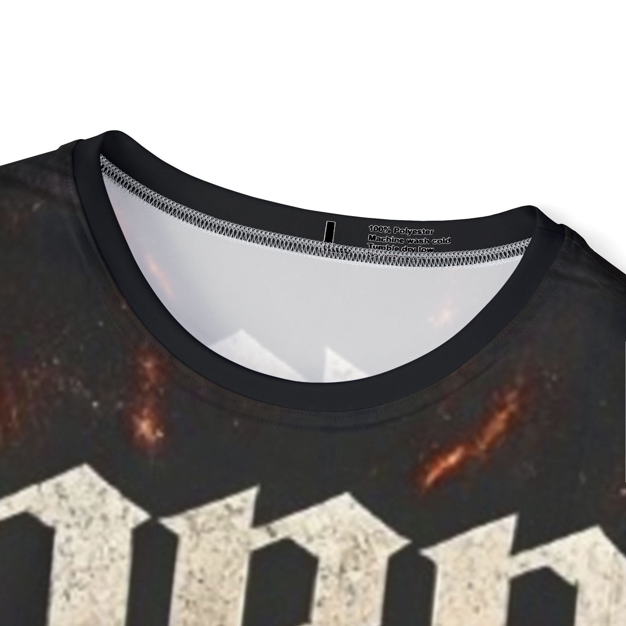 PRB Men's All-Over Print Sports Jersey | Built to Outlast Graphic Shirt by Power Runs Black