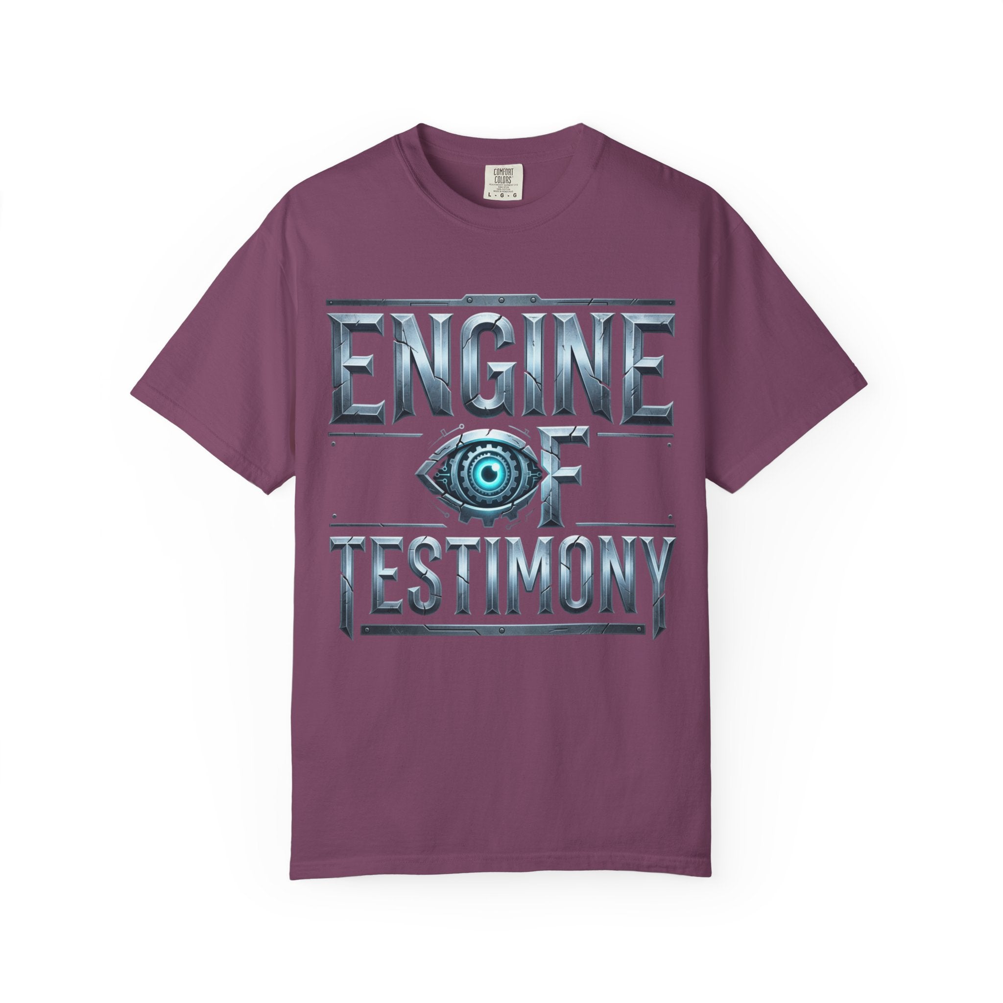 Printify PRB Engine of Testimony T-Shirt | Eye Emblem Graphic Tee - T-Shirt