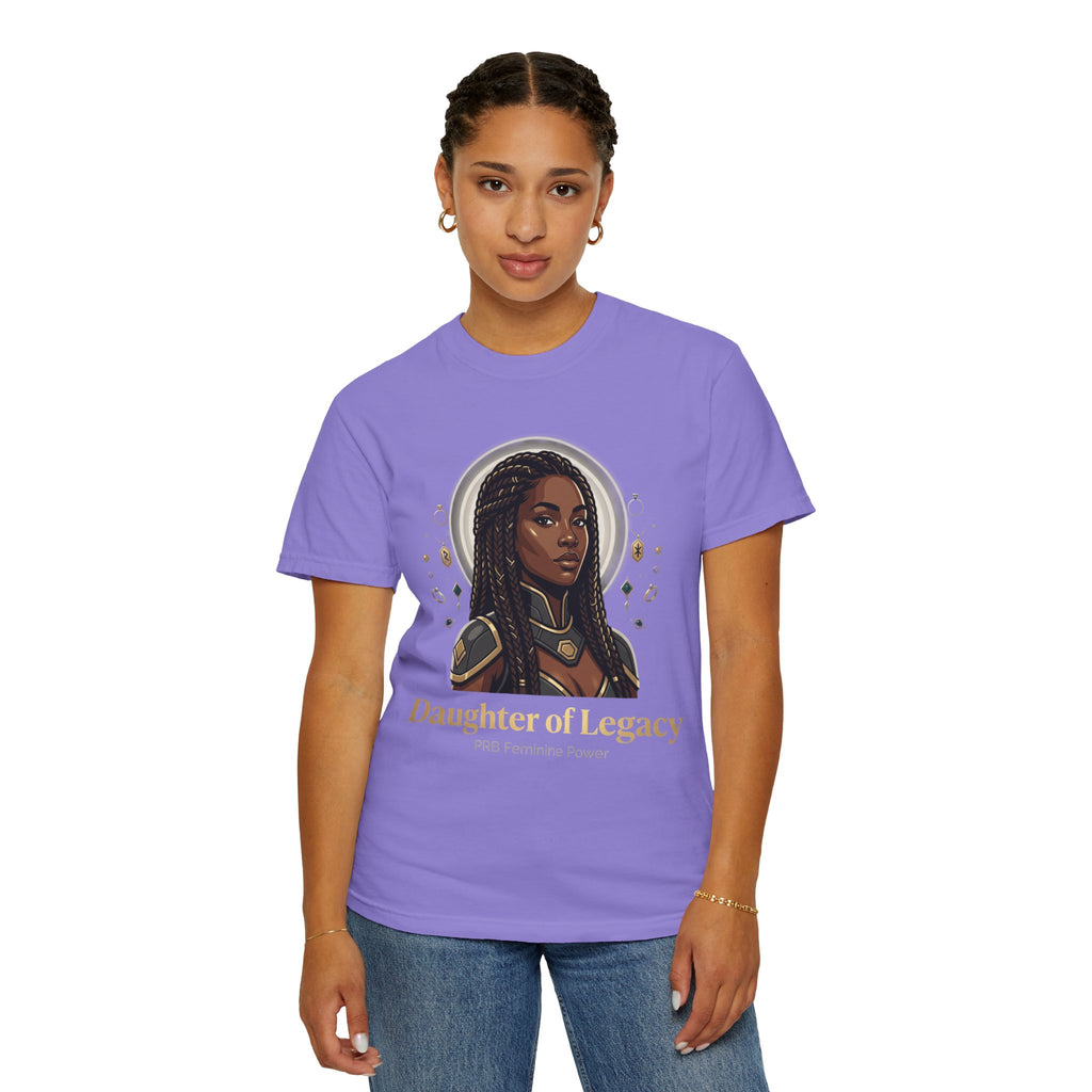 PRB Daughter of Legacy Graphic T-Shirt | Afrocentric Heroine Portrait Tee by Printify