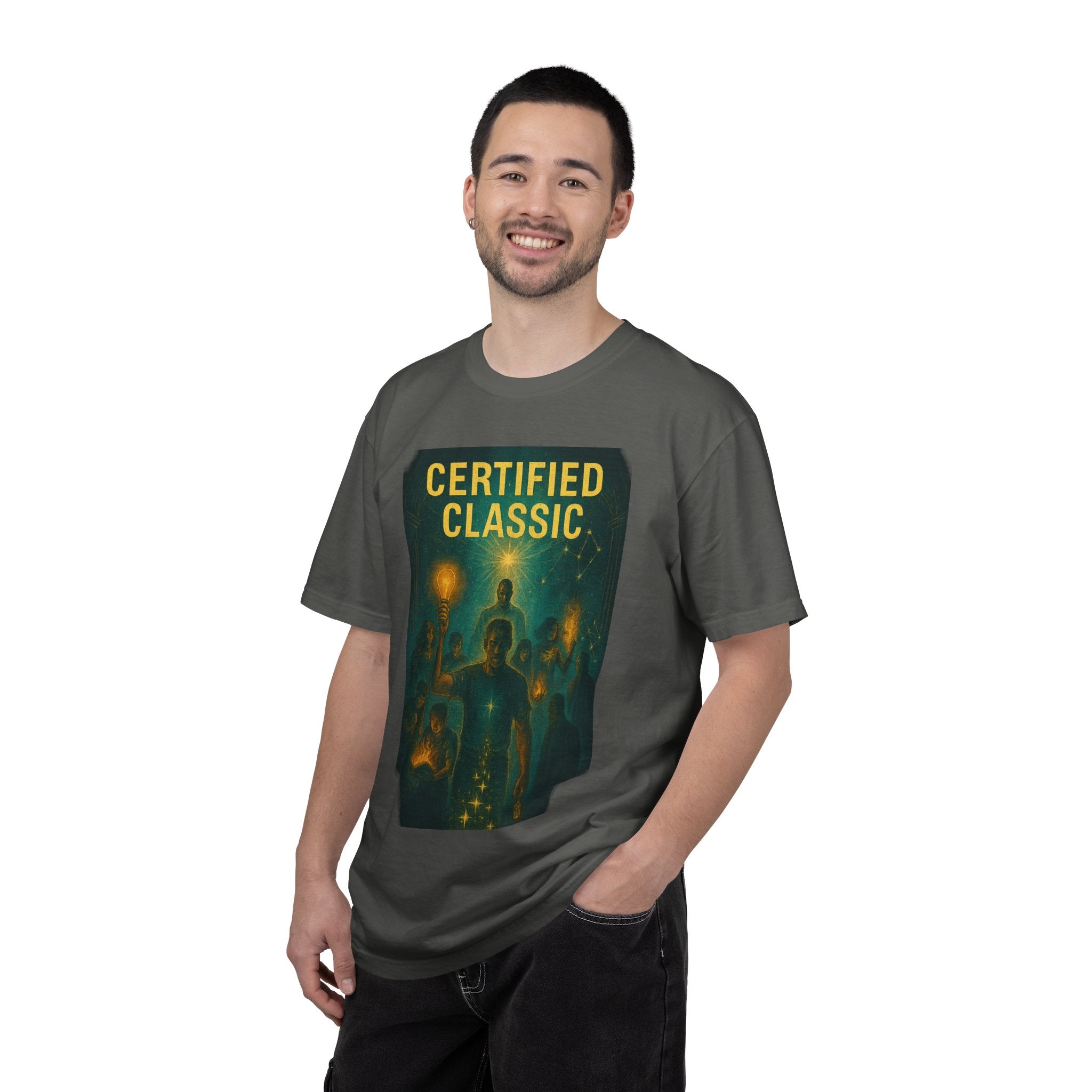 PRB Certified Classic T-Shirt — Vintage Lanterns Graphic Tee by Power Runs Black
