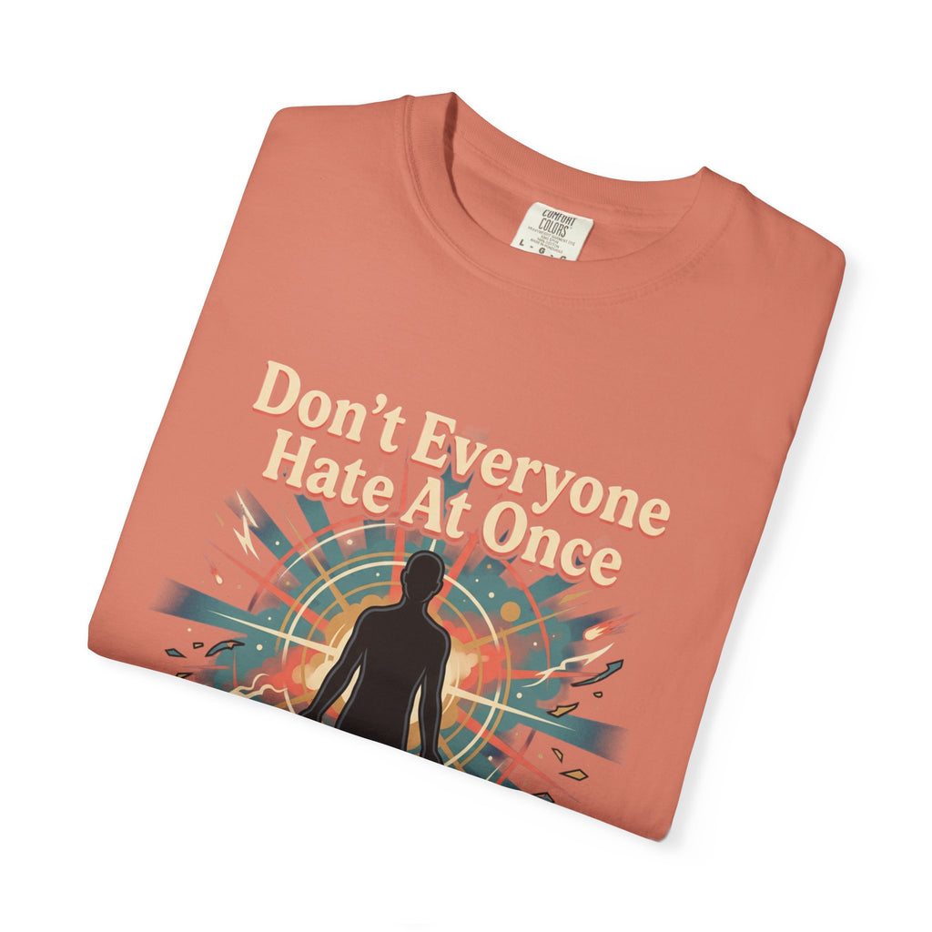 Power Runs Black Don't Everyone Hate Me Once" Retro Silhouette Graphic Tee by Printify