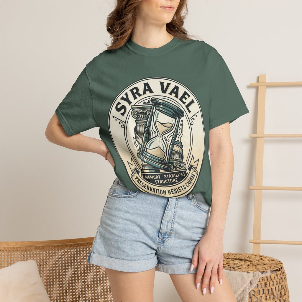 Power Runs Black PRB Syra Vael Hourglass Emblem T-Shirt by Power Runs Black