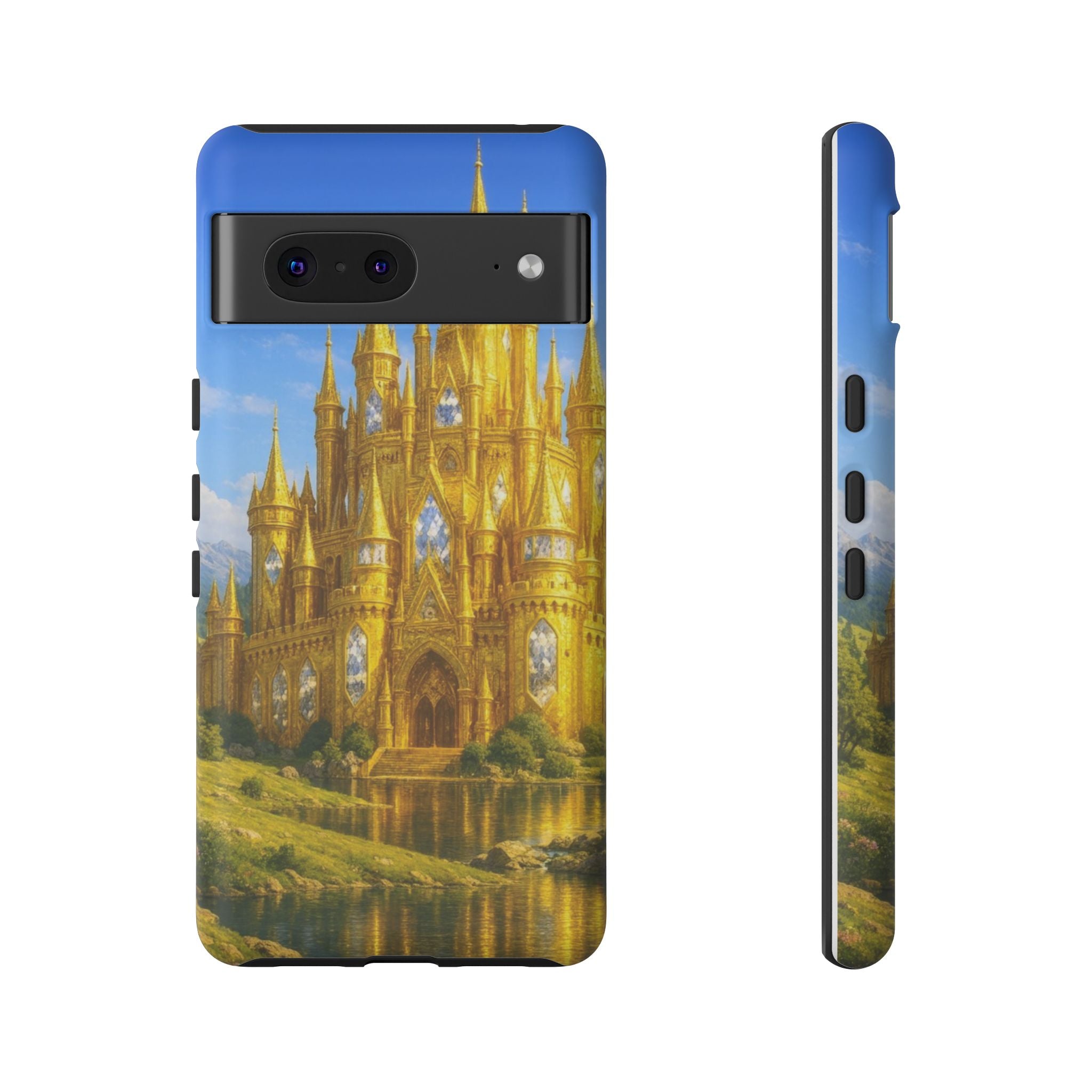 PRB Golden Castle iPhone Case | Fantasy Palace Phone Case by Power Runs Black