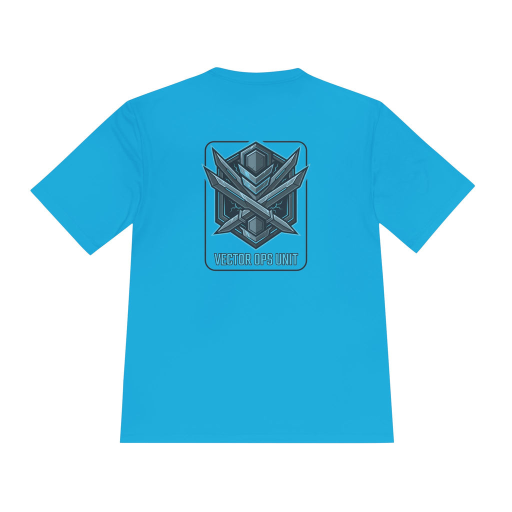 Power Runs Black PRB Blackline Vector Ops Unit Graphics Tee by Power Runs Black