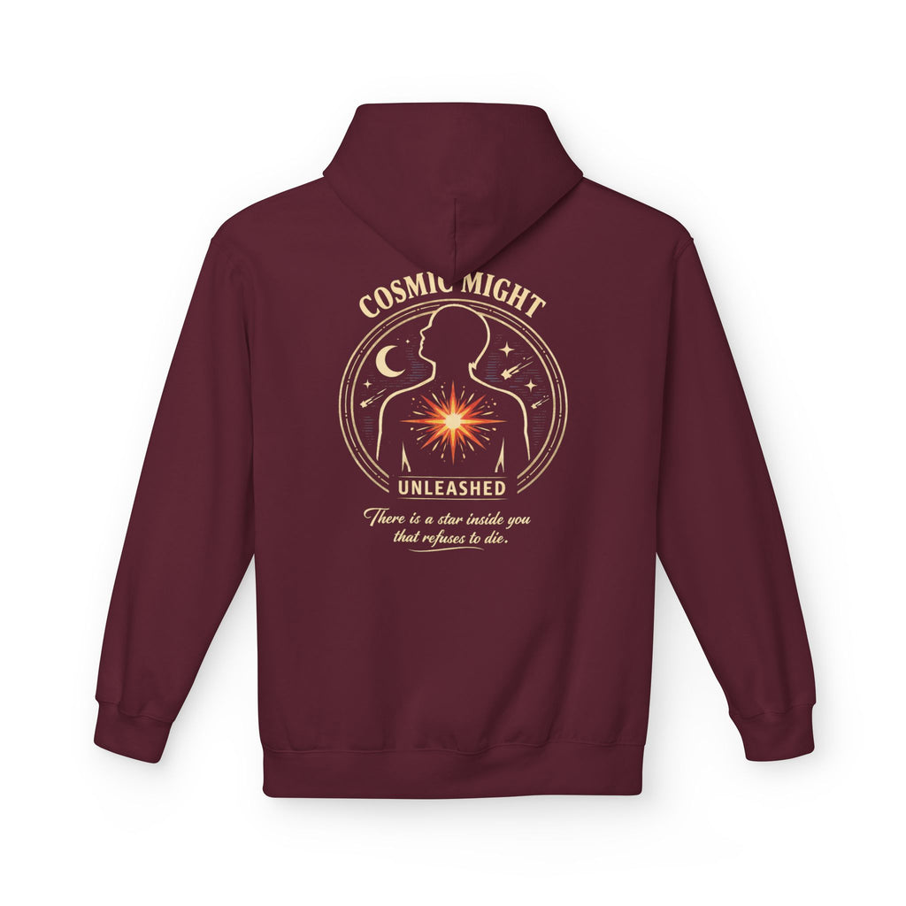 PRB Starforged Flex Cosmic Might Unleashed Hoodie — Unleashed Starburst Graphic Pullover by Power Runs Black