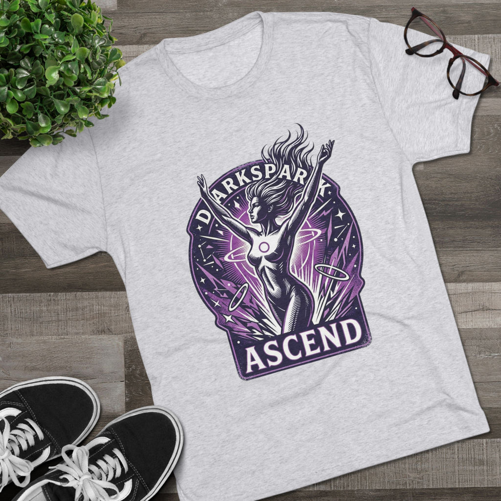Power Runs Black PRB Ascend Space Goddess Tee — "Parkspark Ascend" Retro Sci‑Fi Graphic T-Shirt by Power Runs Black