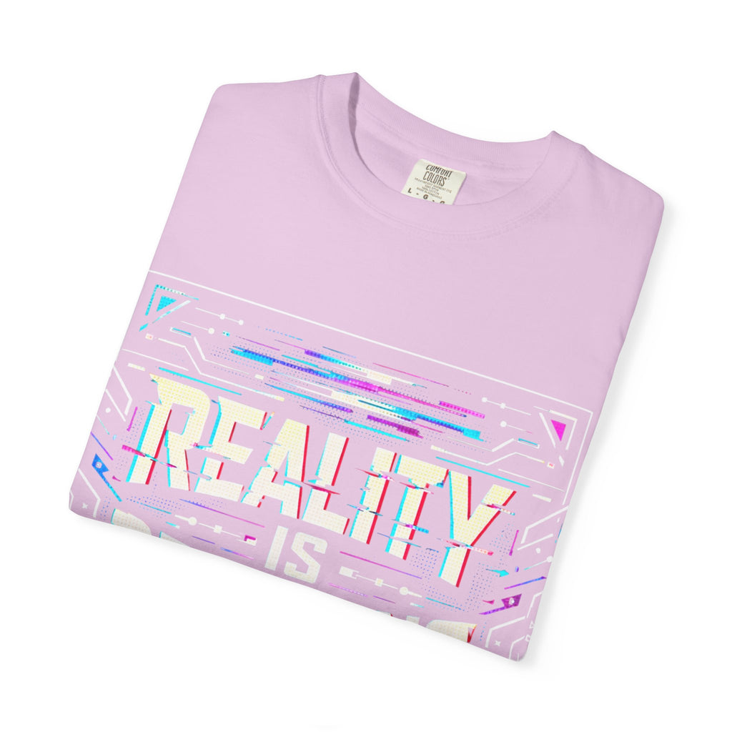 Power Runs Black PRB Glitchy Pastel "Reality Is Desyncing" T-Shirt by Power Runs Black