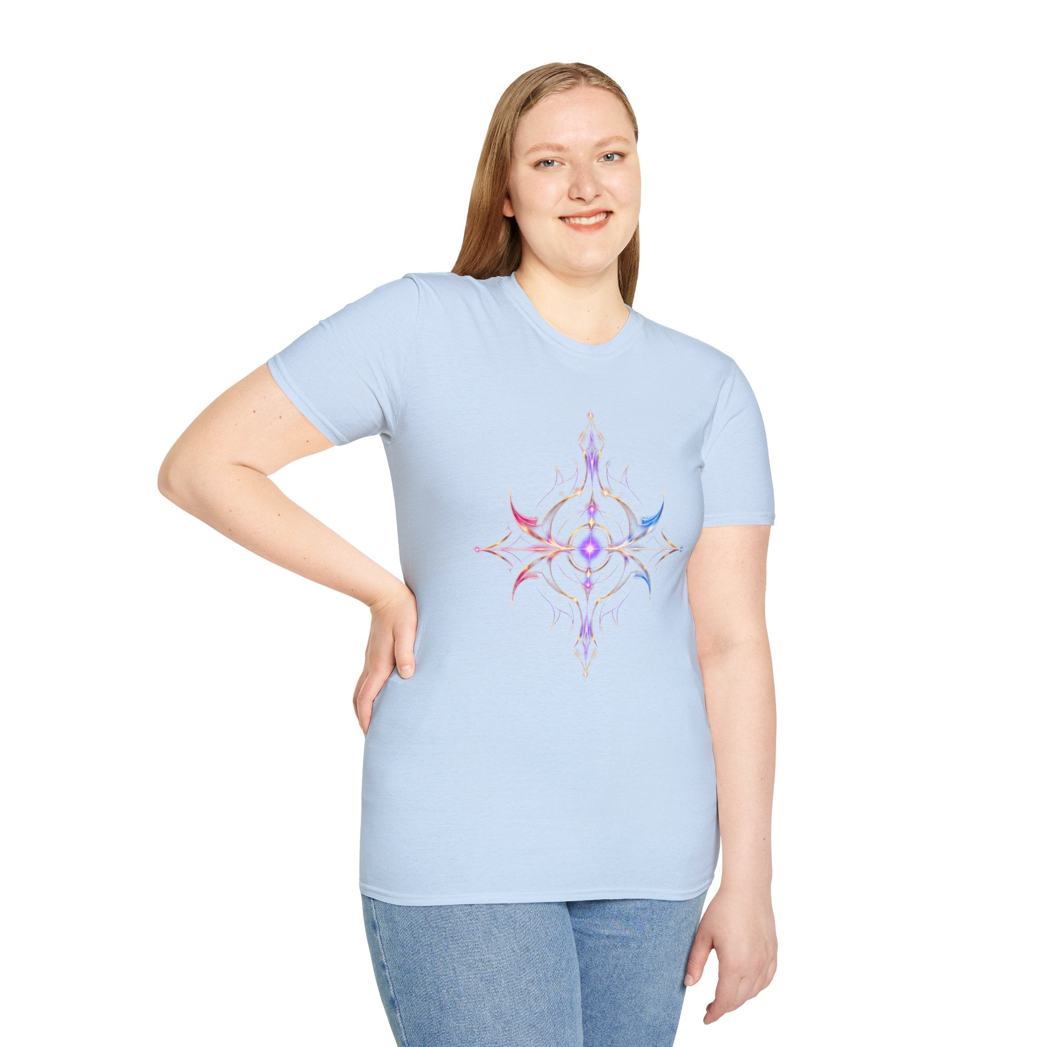 Power Runs Black PRB Pretty Rich Bitch The Collection Mystic Mandala Tee — Subtle Pastel Spiritual Graphic T-Shirt by Power Runs Black