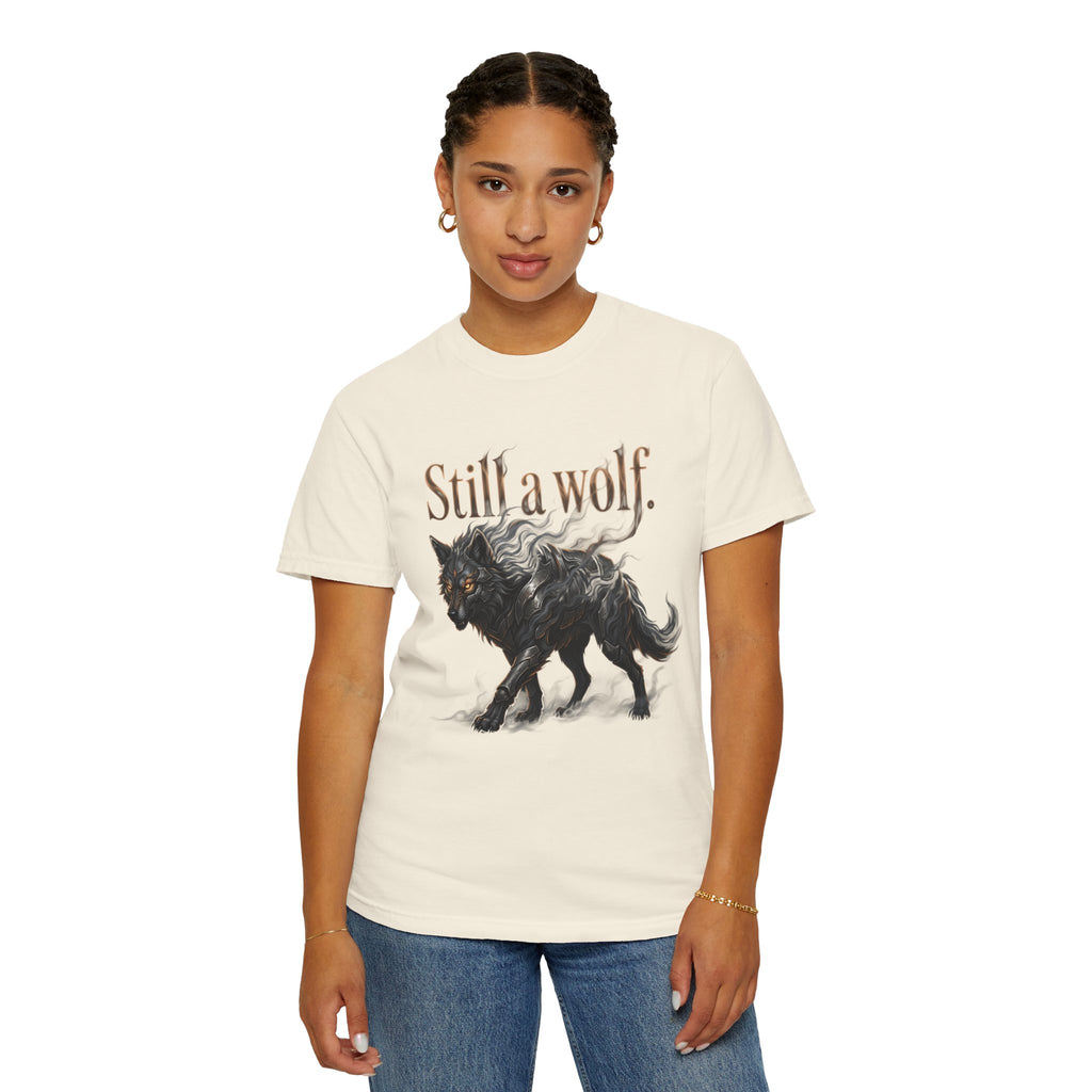 PRB Still a Wolf T-Shirt — Dark Wolf Graphic Tee by Printify