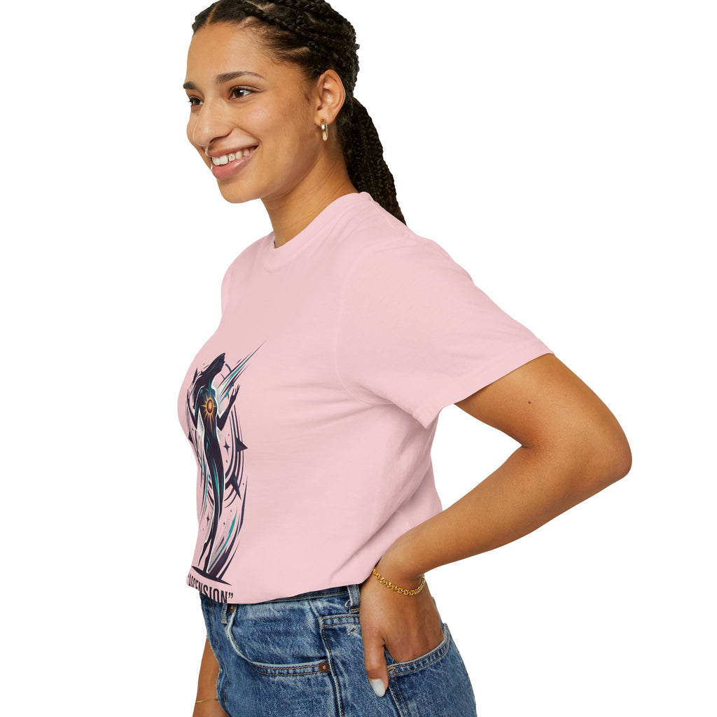 Power Runs Black PRB Ascension Graphic T-Shirt — Cosmic Silhouette Tee by Power Runs Black