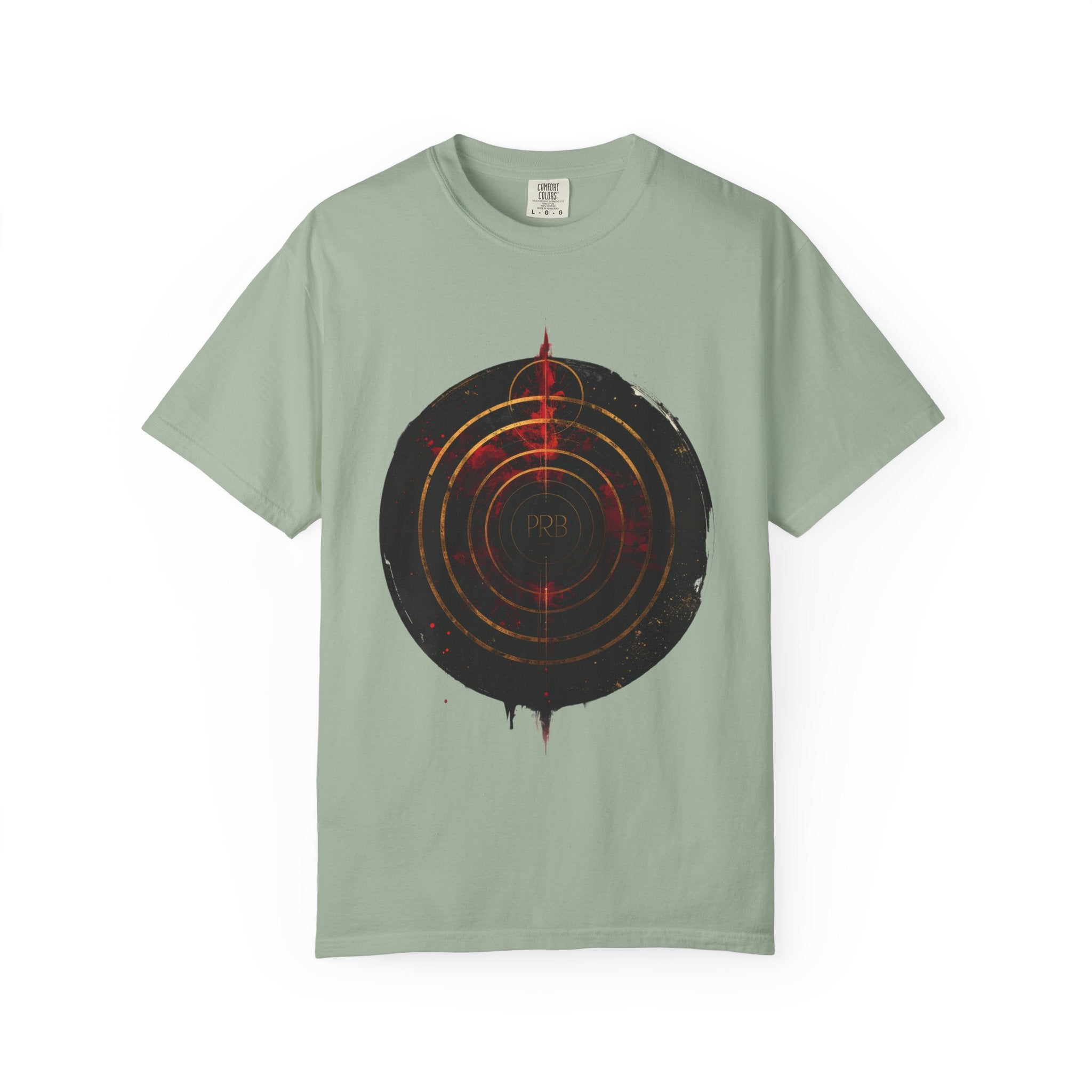 PRB Target Bullseye T-Shirt — Retro Circular Target Graphic Tee by Printify