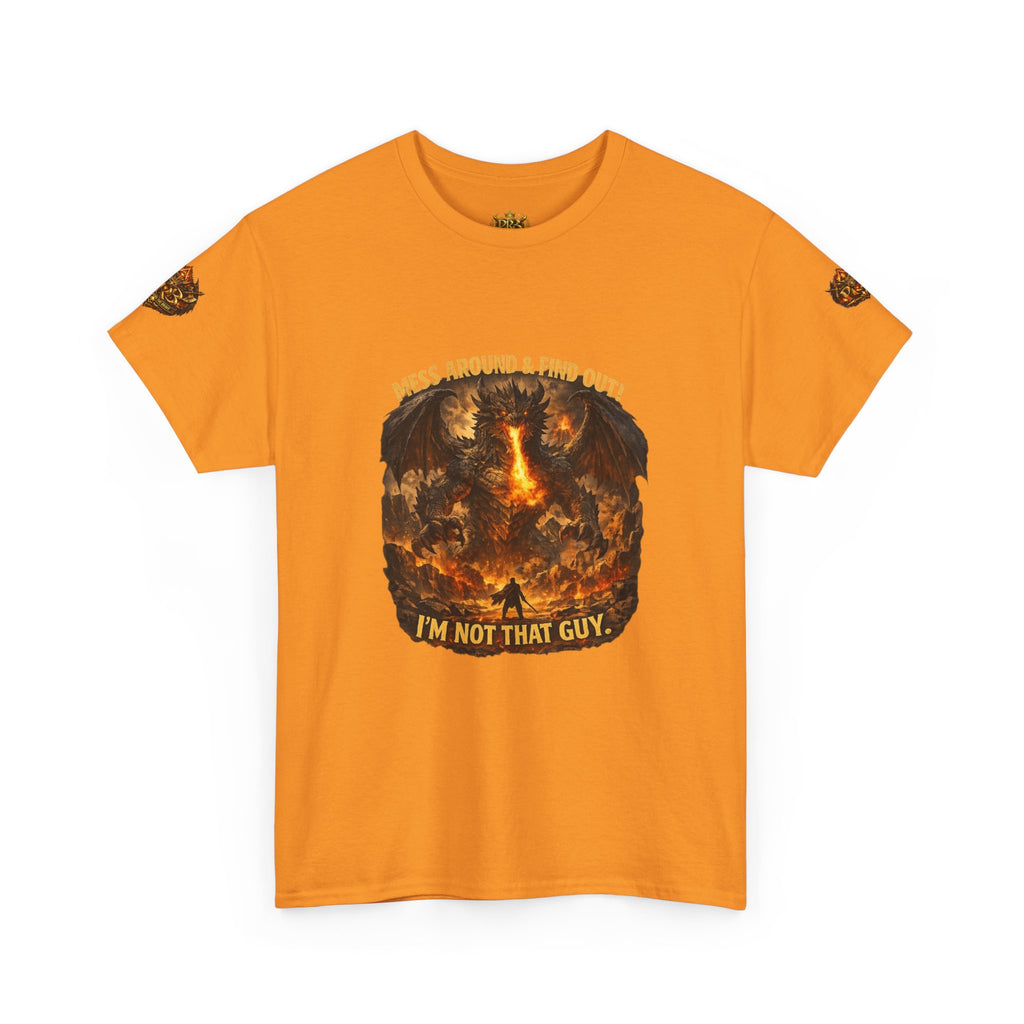 PRB Demonic Warrior Illustration Tee | "I'm Not That Guy" Graphic Shirt by Power Runs Black