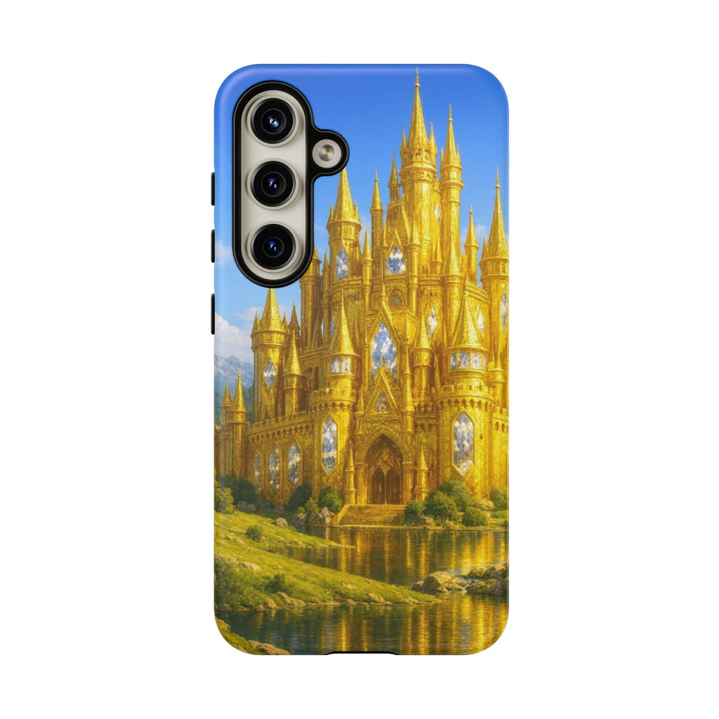 PRB Golden Castle iPhone Case | Fantasy Palace Phone Case by Power Runs Black