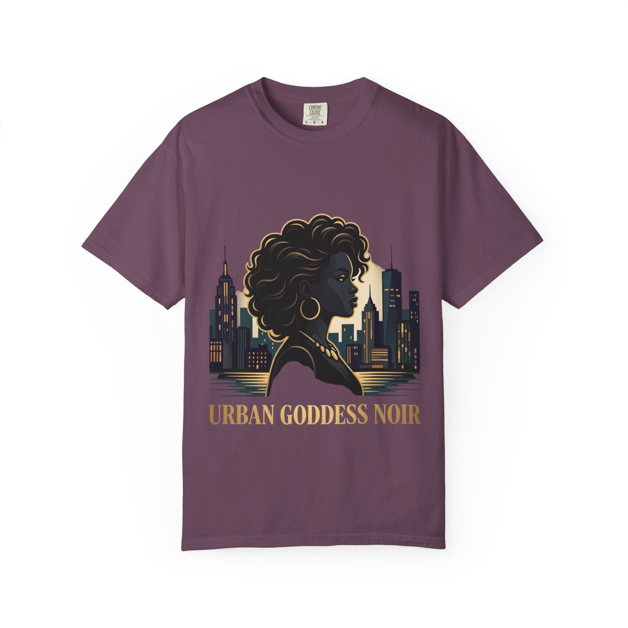 Pretty Rich Bitch The Collection by PRB Urban Goddess Noir T-Shirt — "Urban Goddess Noir" Graphic Tee by Power Runs Black