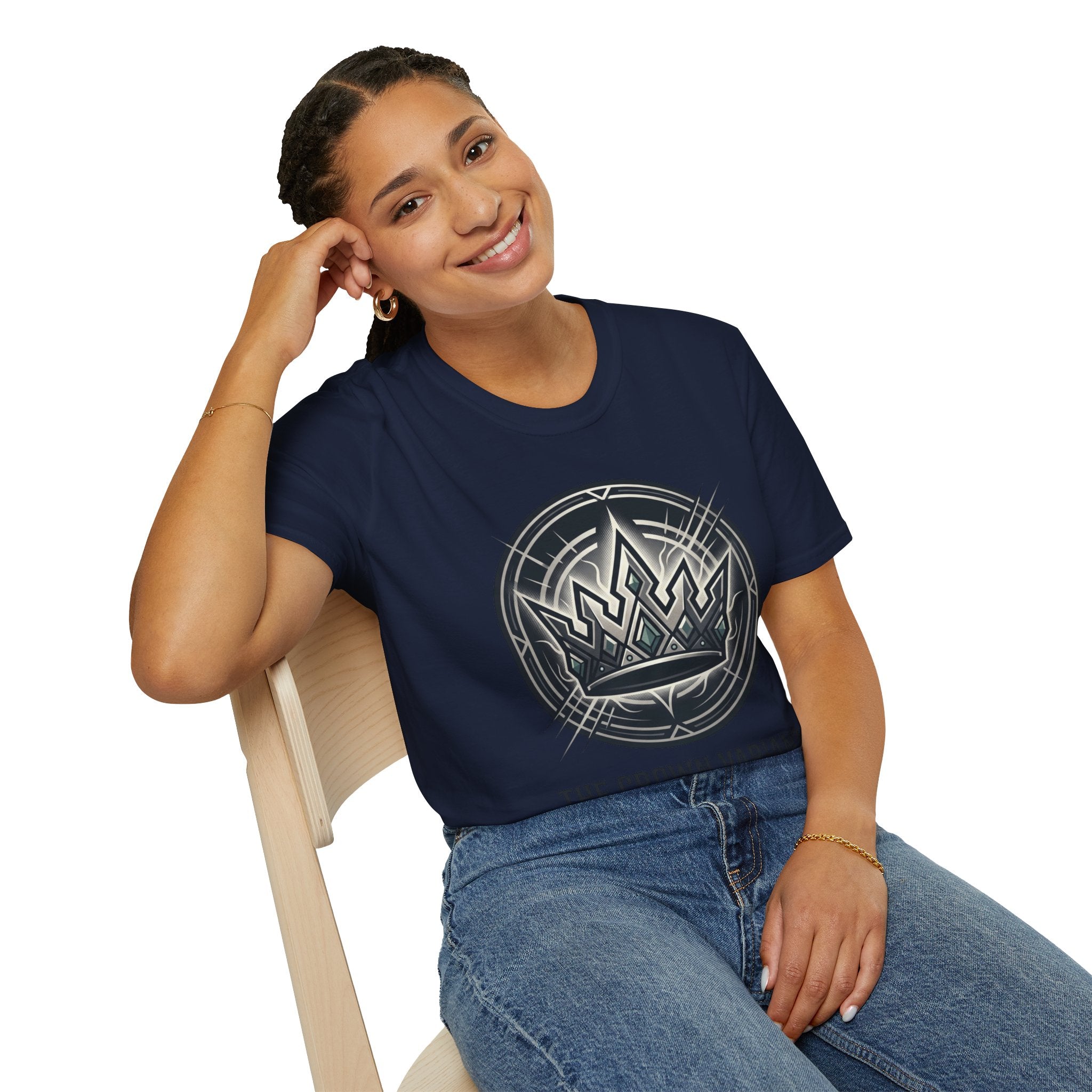 Power Runs Black PRB Crown Variant Graphic T-Shirt — The Crown Variant Emblem by Power Runs Black